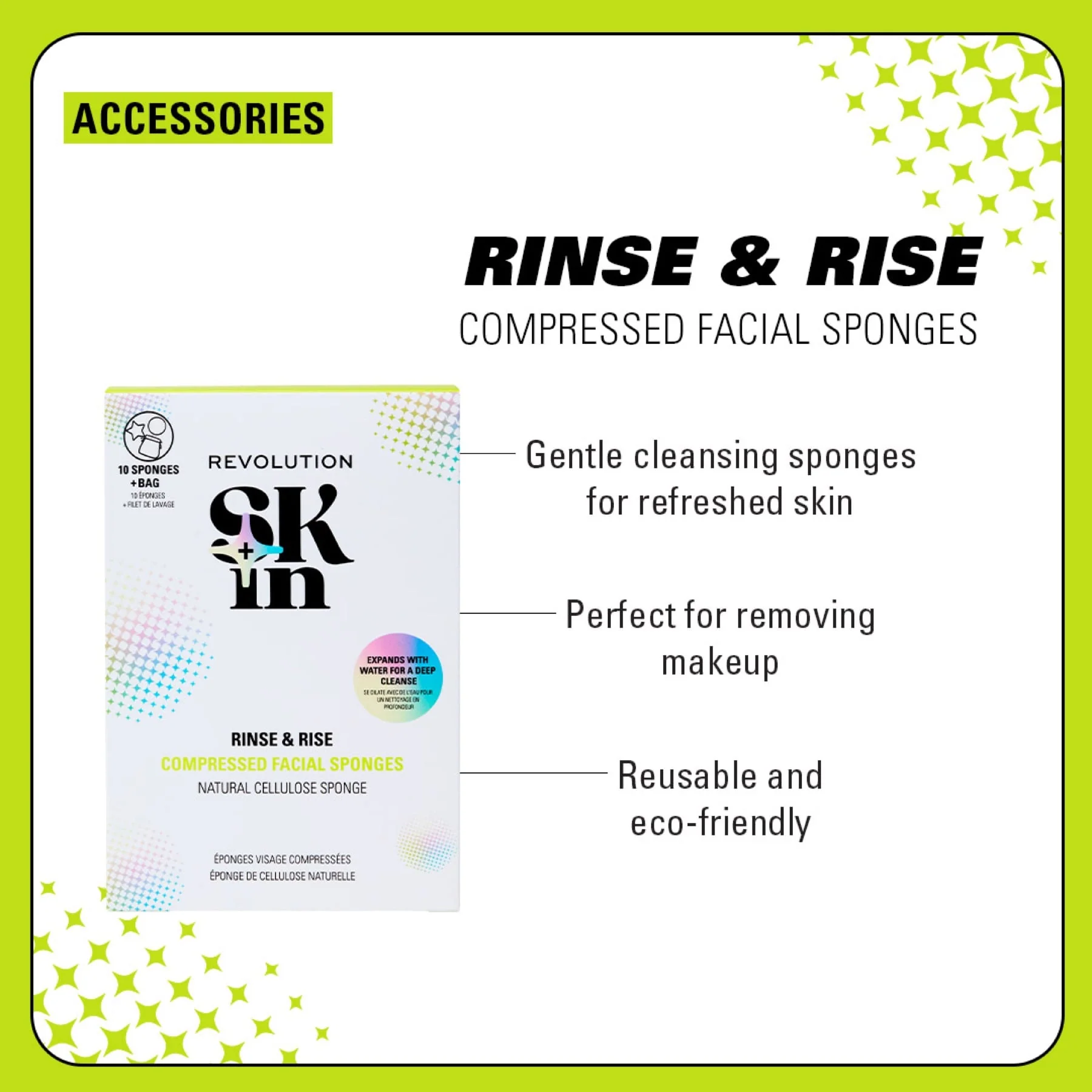 Revolution Skin Cellulose Facial Sponges - Image 2