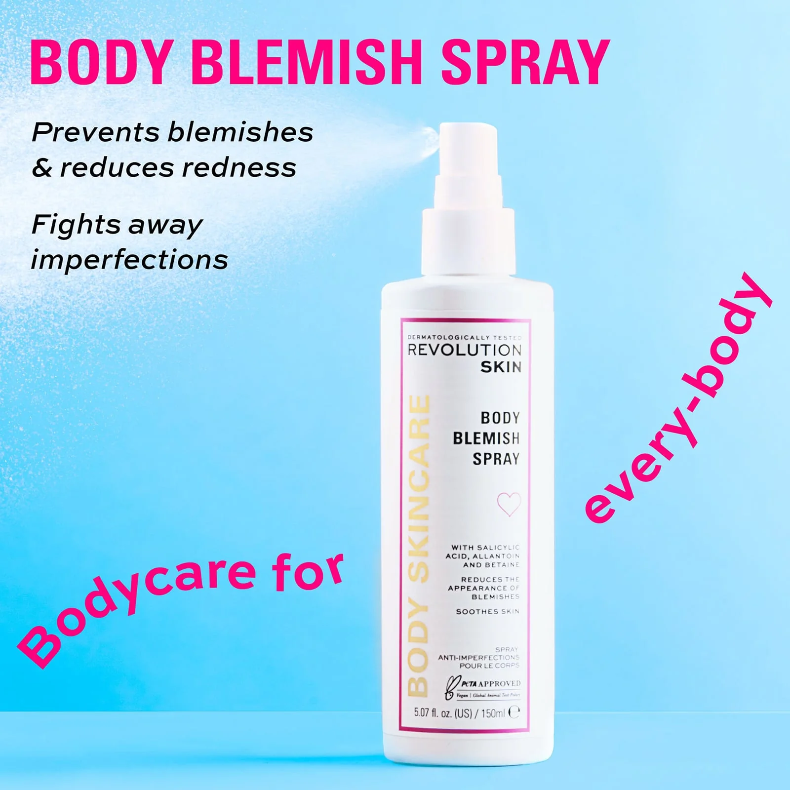 Revolution Skincare Body Blemish Spray 150ml - Image 2