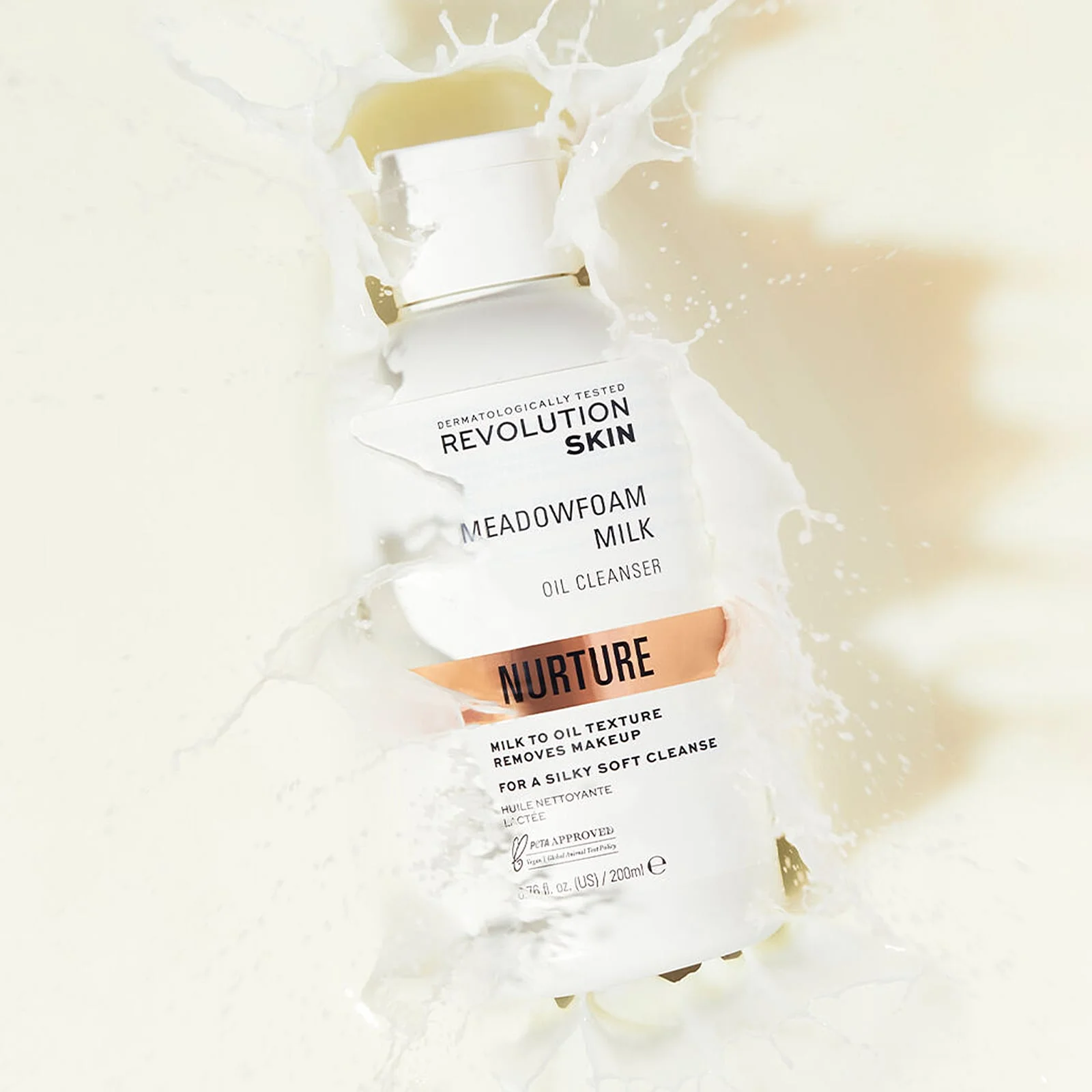 Revolution Skincare Meadowfoam Milk Oil Cleanser 200ml - Image 3