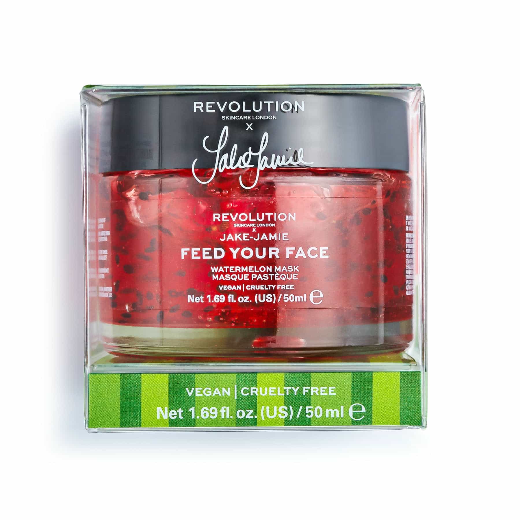 Revolution Skincare X Jake-Jamie Feed Your Face Hydrating Face Mask Watermelon 50ml - Image 3