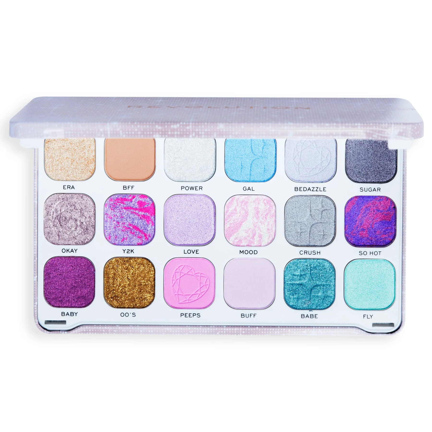 Revolution Y2K Baby Forever Flawless Palette Dreamer - 18 shades - Image 2
