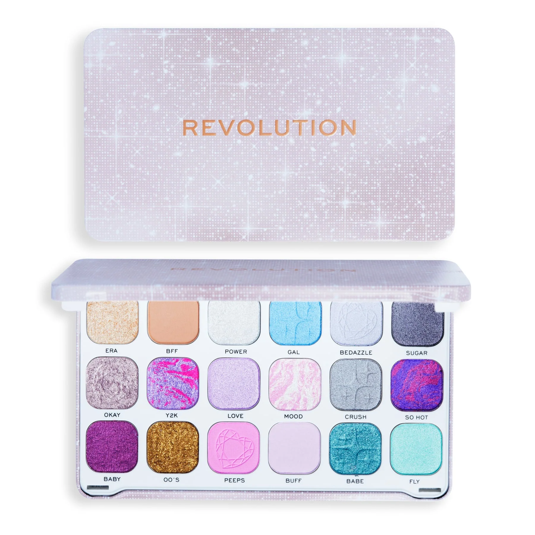 Revolution Y2K Baby Forever Flawless Palette Dreamer - 18 shades - Image 3