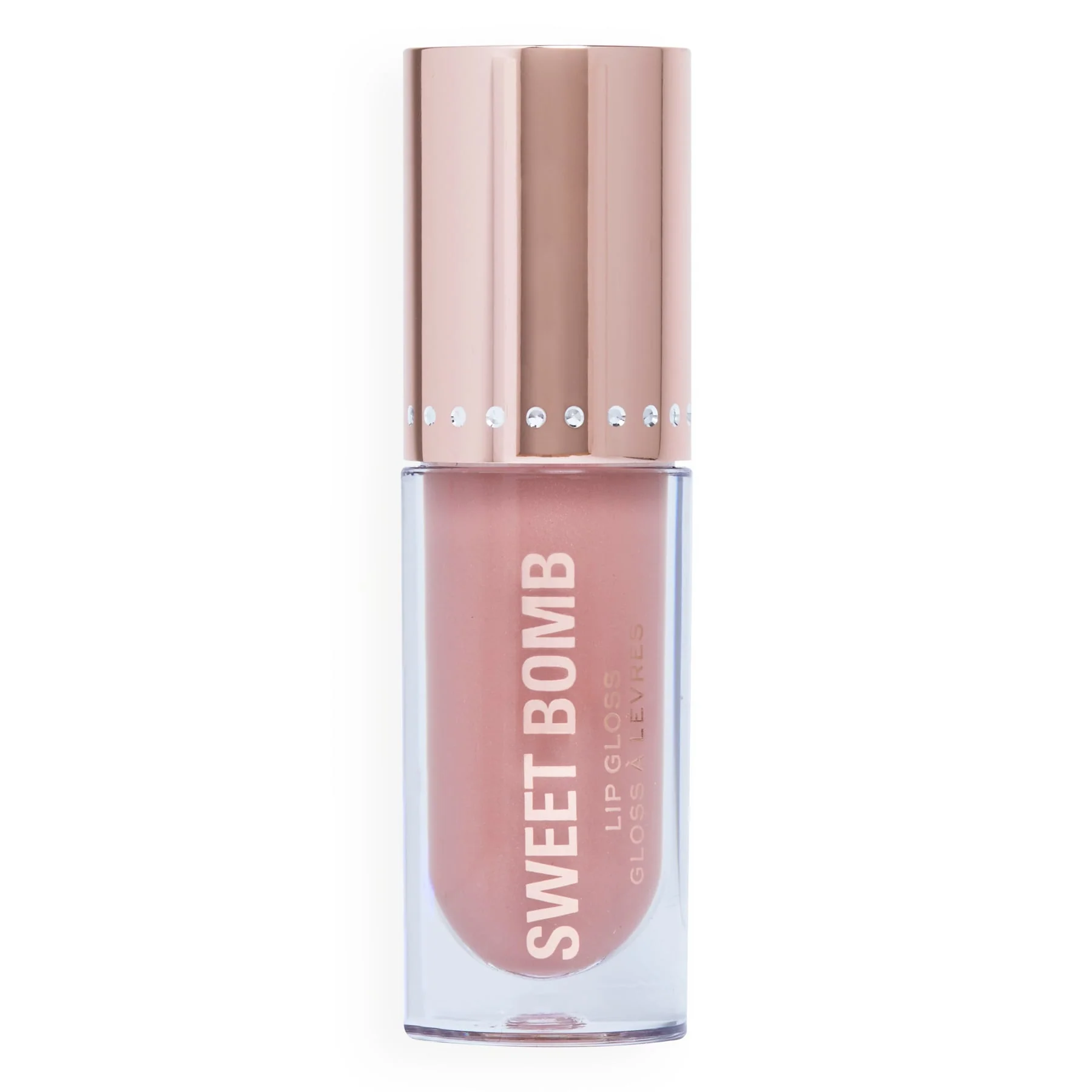 Revolution Y2K Baby Sweet Bomb Lip Gloss Candyfloss Pink Glitter - Image 8