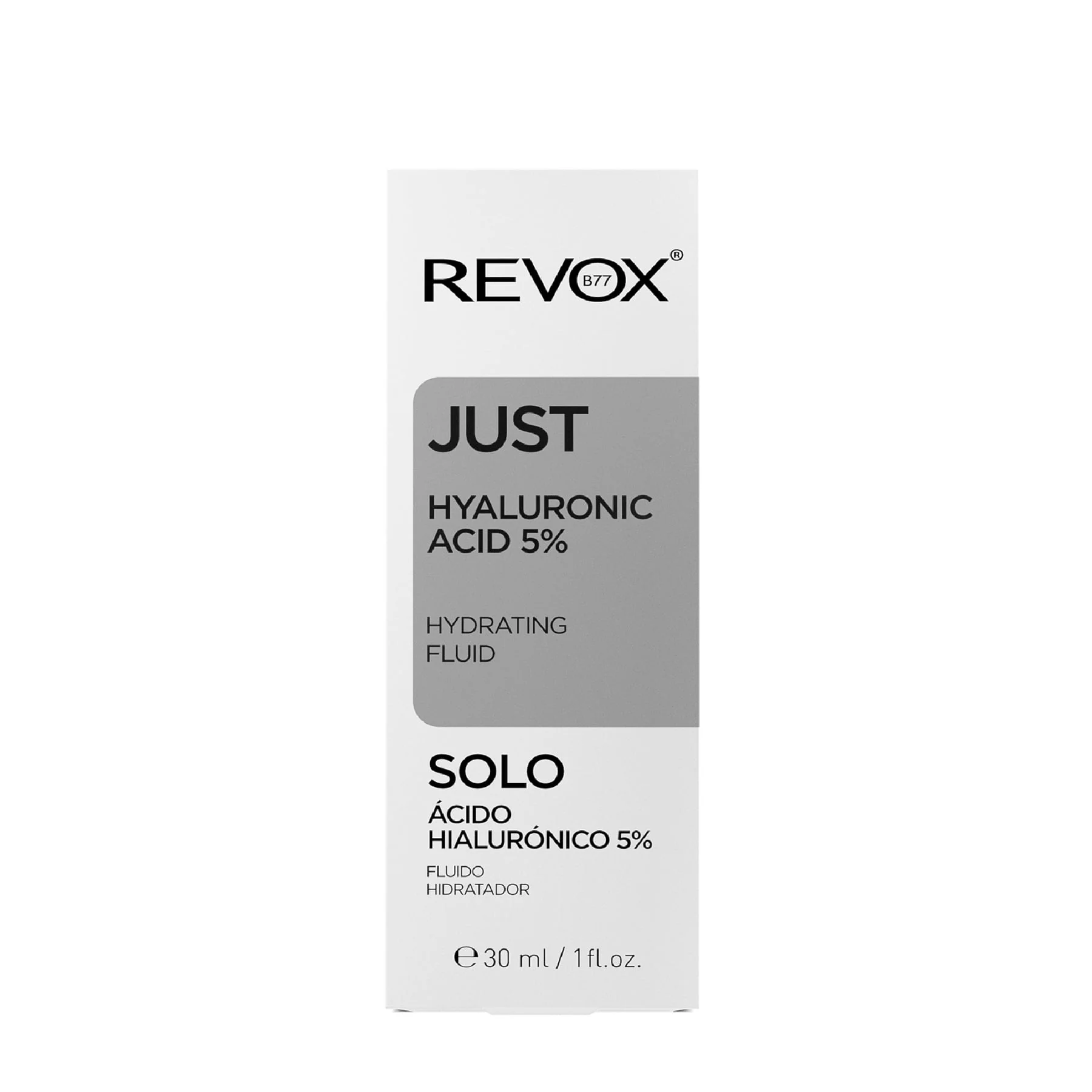 Revox B77 Just Hyaluronic Acid 5% Hydrating Fluid 30ml - Image 3