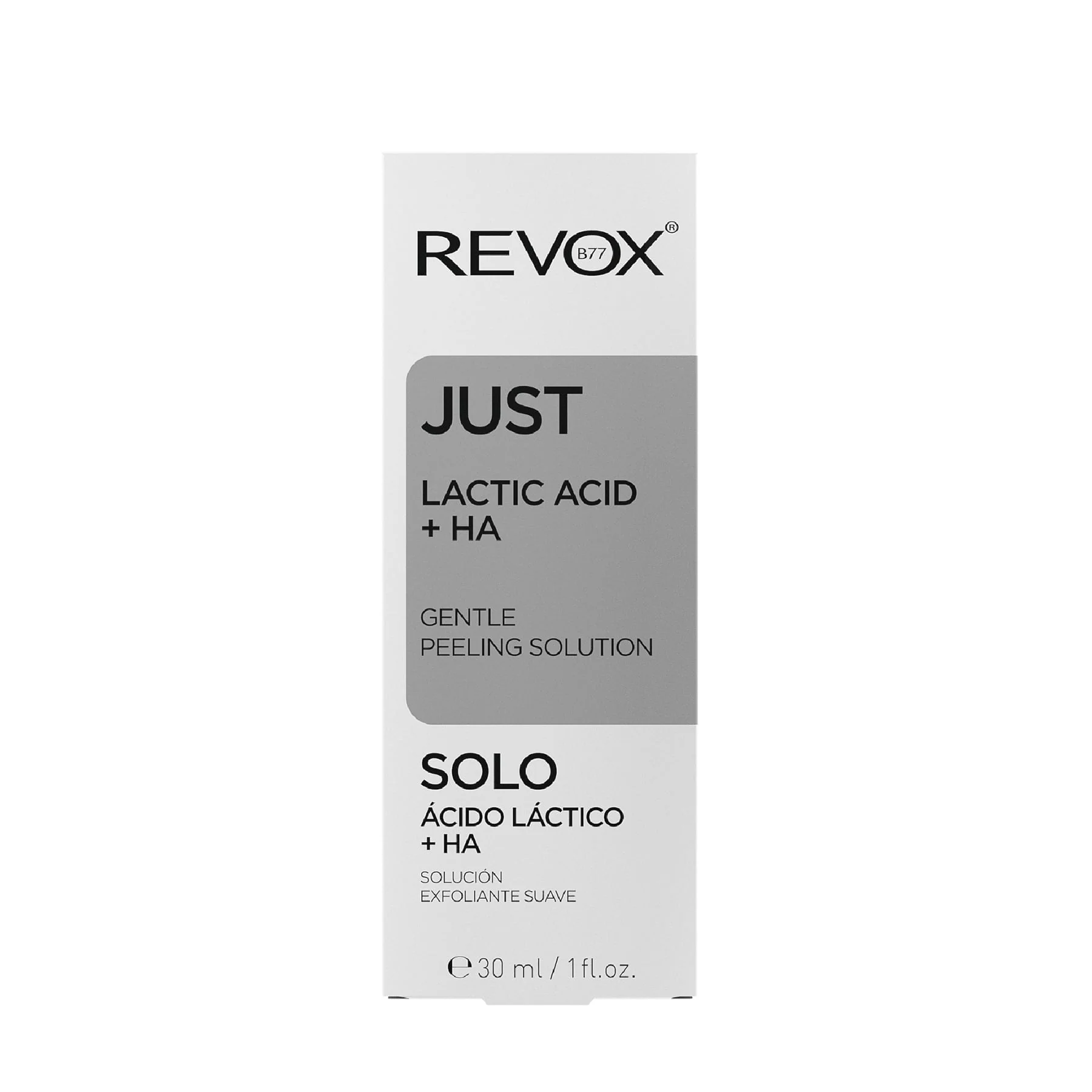 Revox B77 Just Lactic Acid + HA Gentle Peeling Solution 30ml - Image 3