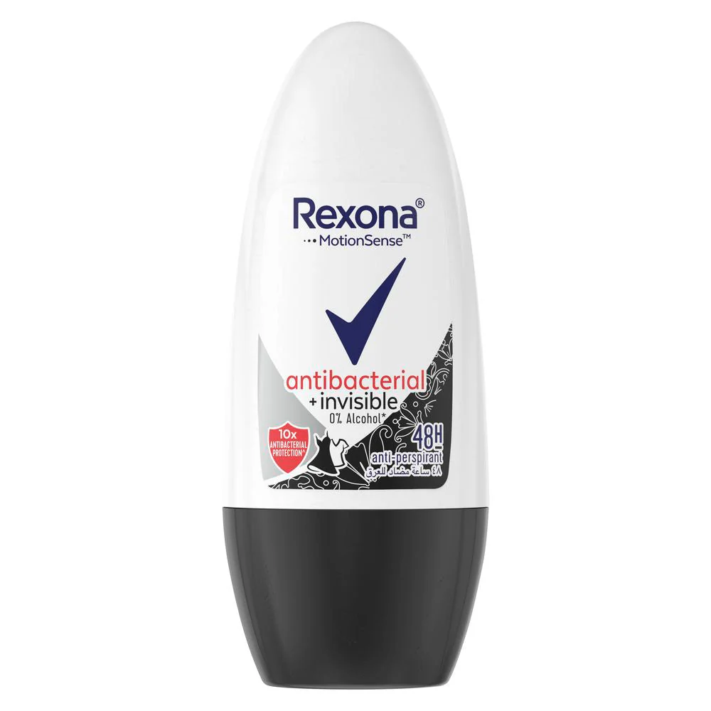 Rexona Anti-Perspirant Roll-On Antibacterial + Invisible 50ml