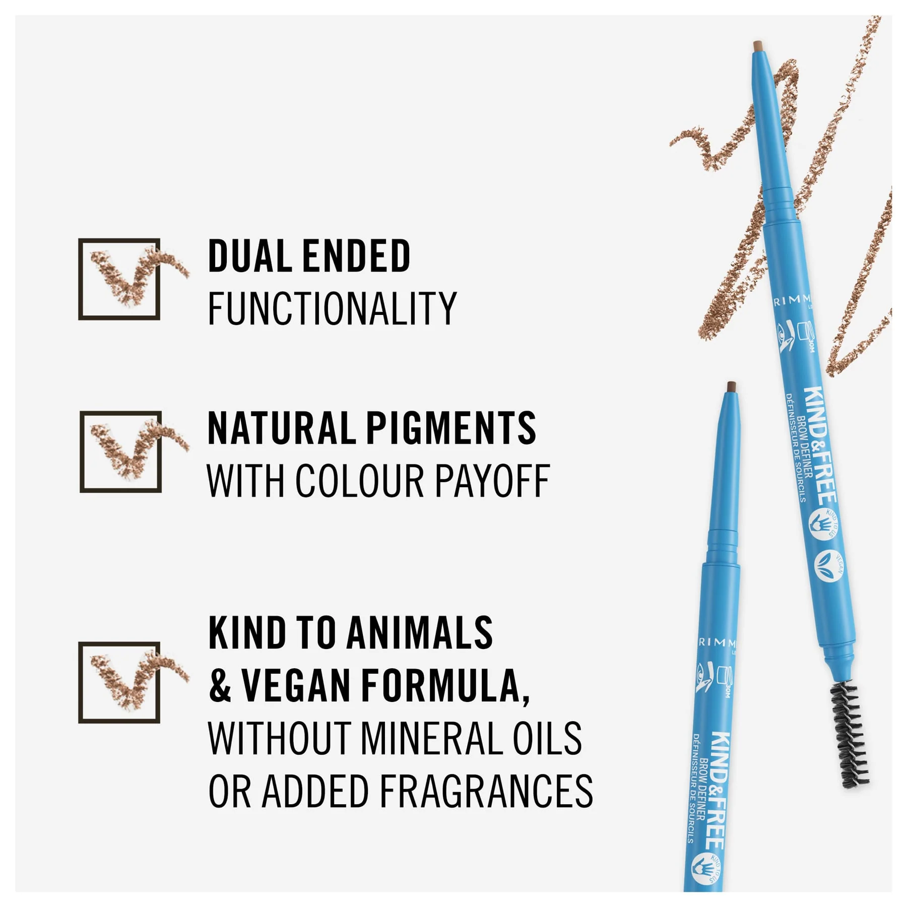 Rimmel Kind & Free Brow Definer 8g - Image 20