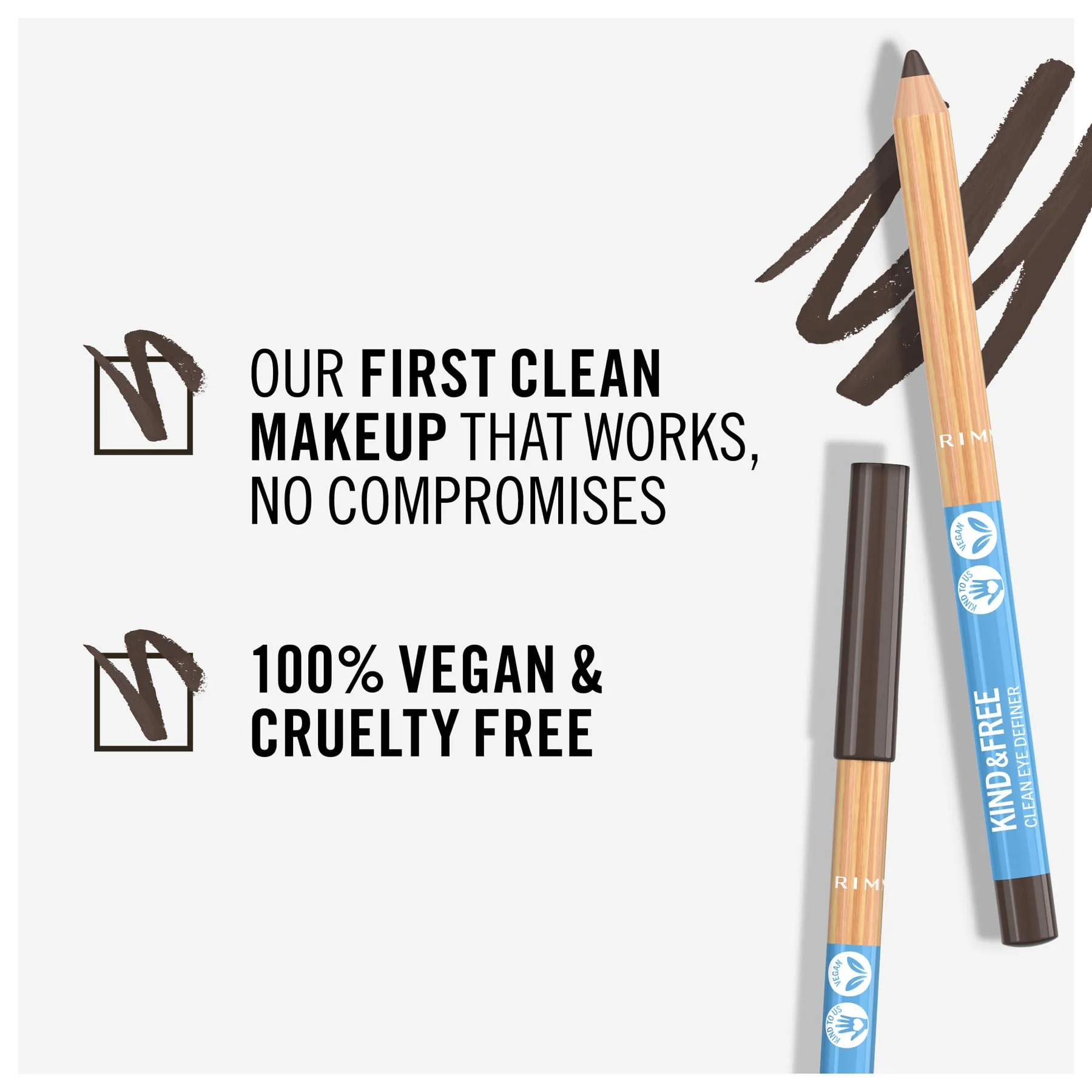 Rimmel Kind & Free Clean Eyeliner Pencil 1.1g - Image 24