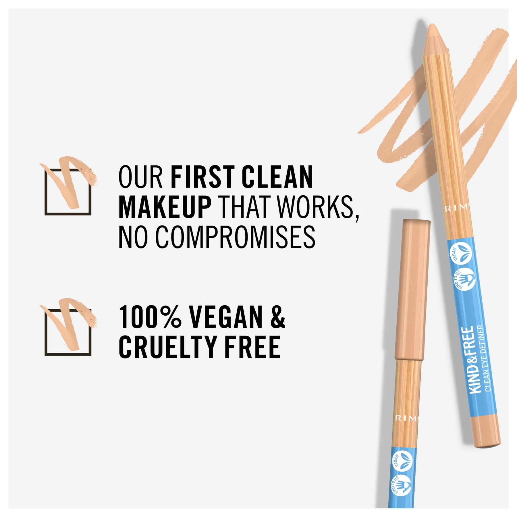 Rimmel Kind & Free Clean Eyeliner Pencil 1.1g - Image 38