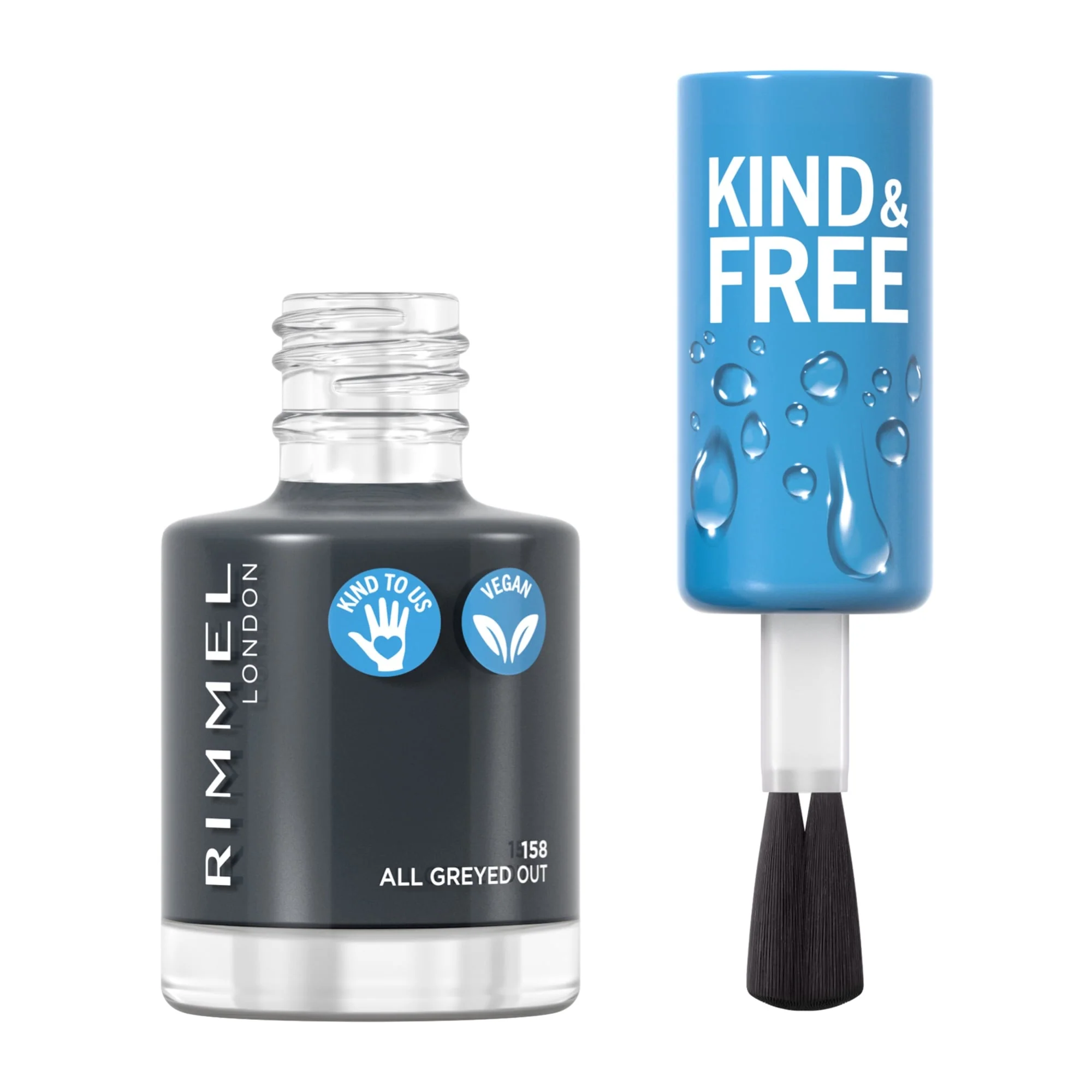 Rimmel KIND & FREE Clean Nail Polish 8ml - Image 43