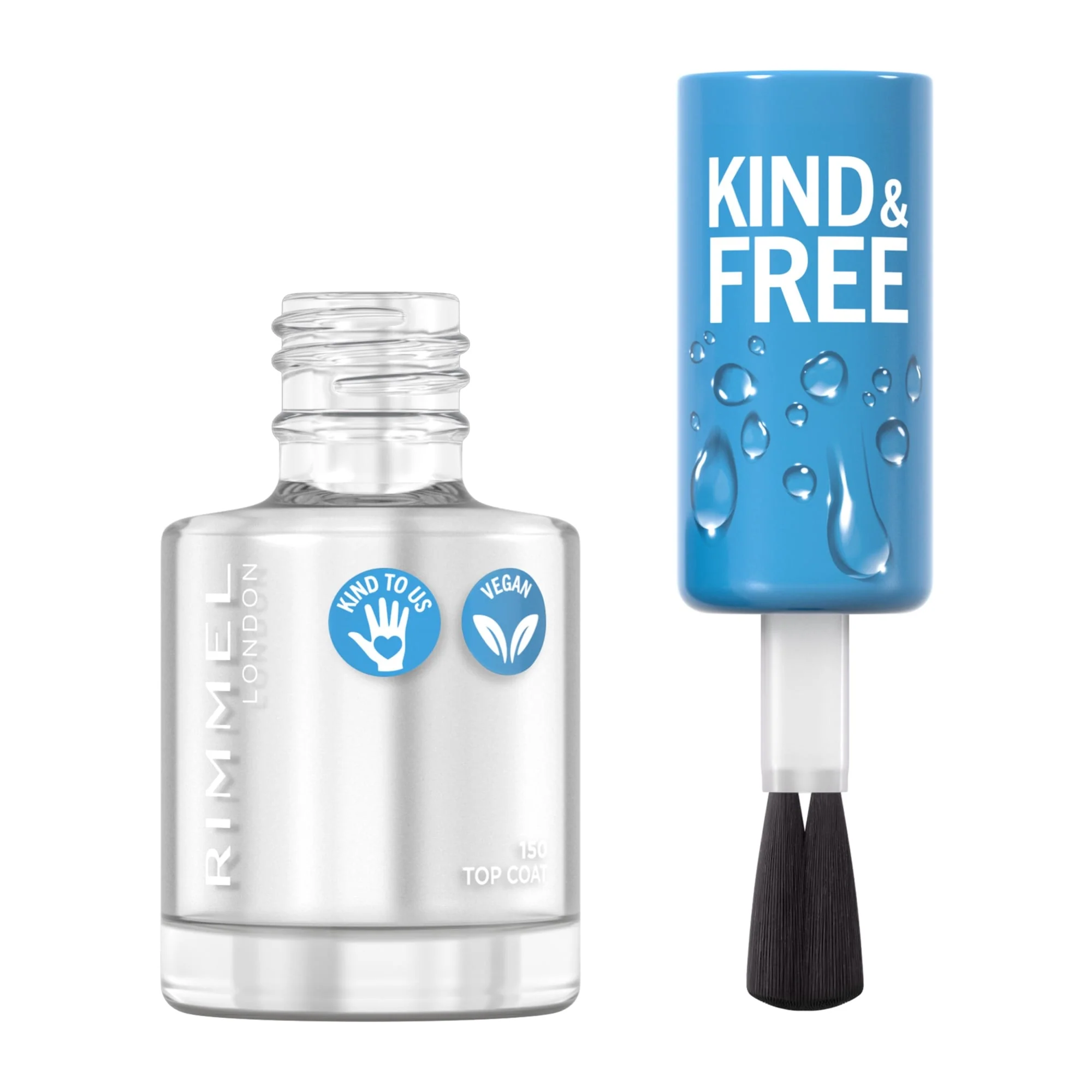 Rimmel KIND & FREE Clean Nail Polish 8ml - Image 57