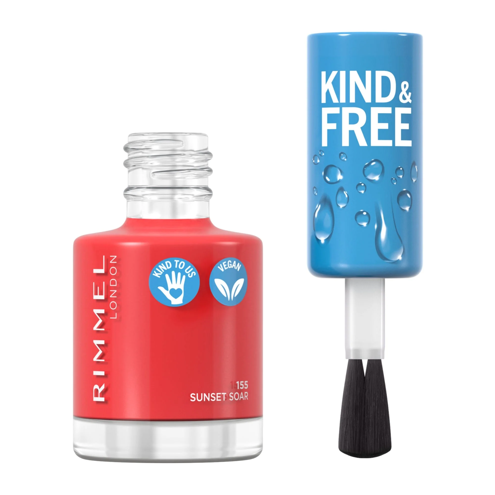 Rimmel KIND & FREE Clean Nail Polish 8ml - Image 8