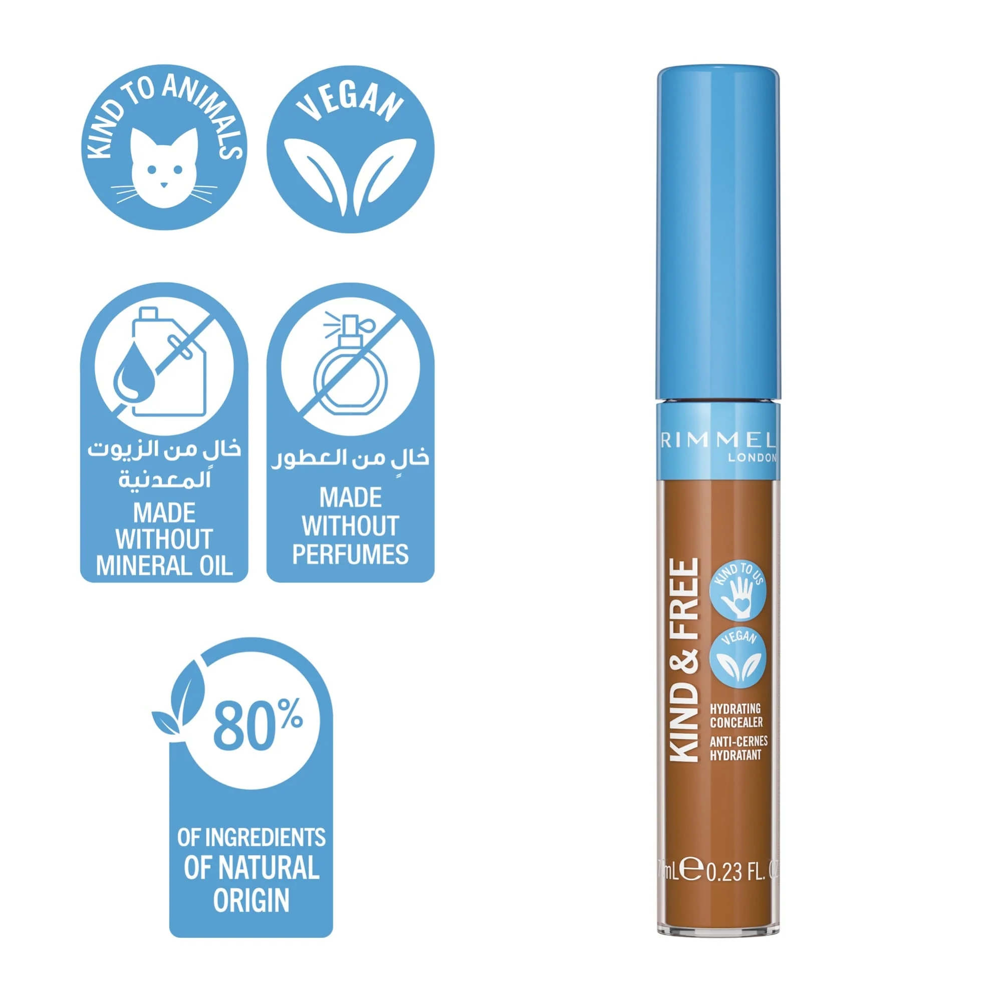 Rimmel KIND & FREE Hydrating Concealer 7ml - Image 26