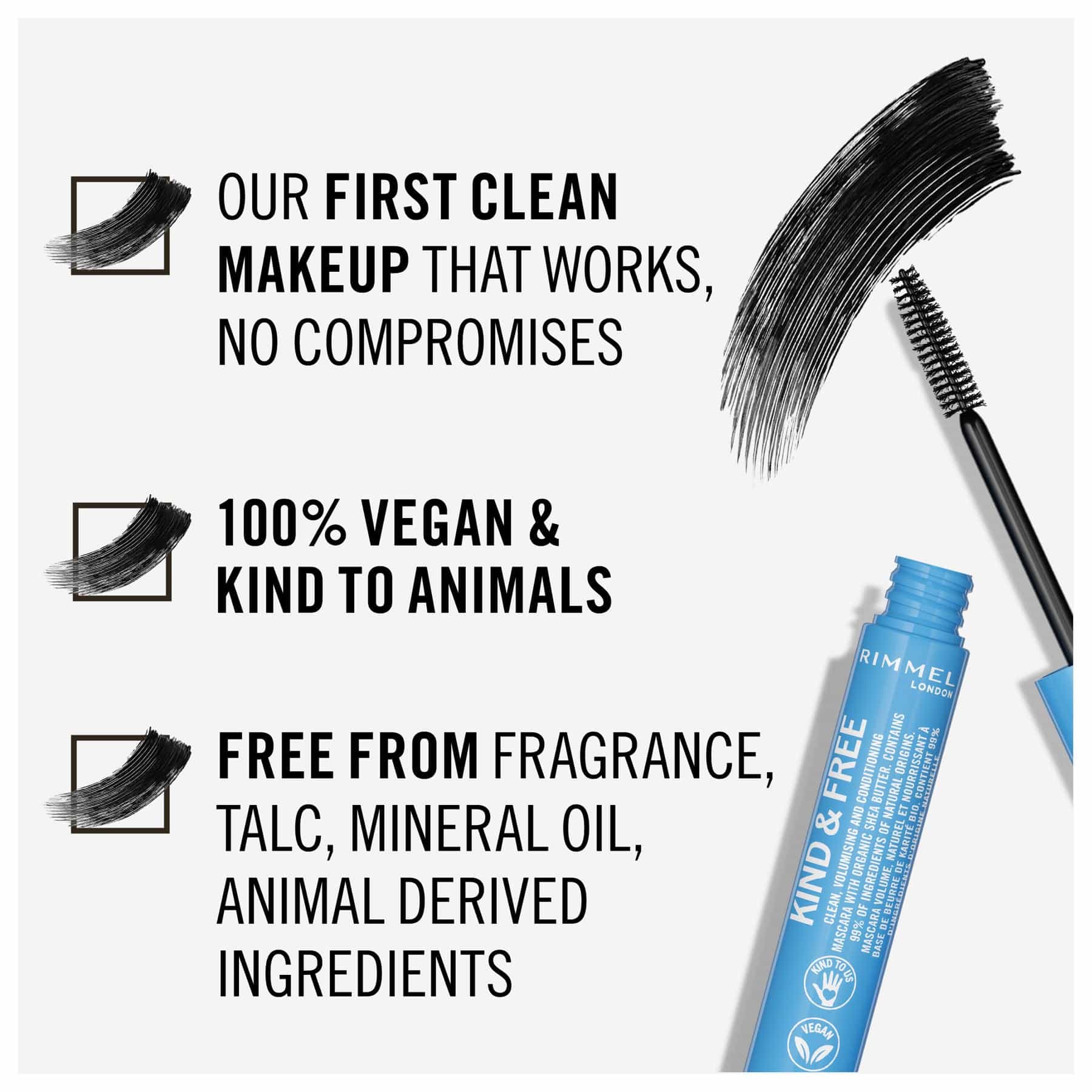 Rimmel Kind & Free Mascara 001 Black 7ml - Image 6