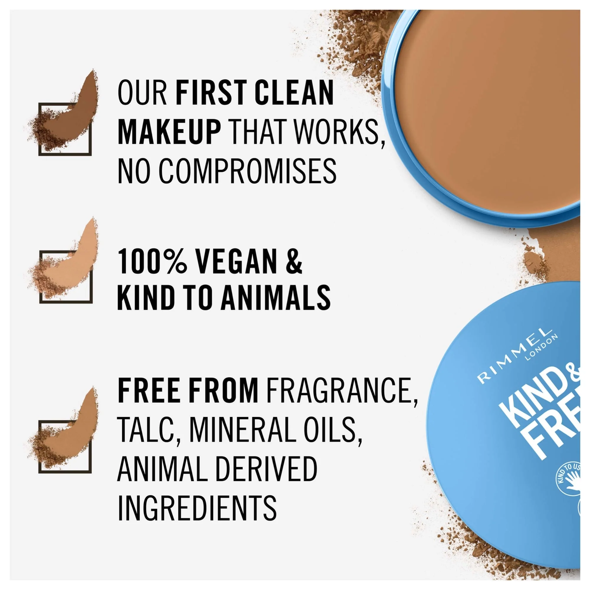 Rimmel KIND & FREE Pressed Powder 10g - Image 36