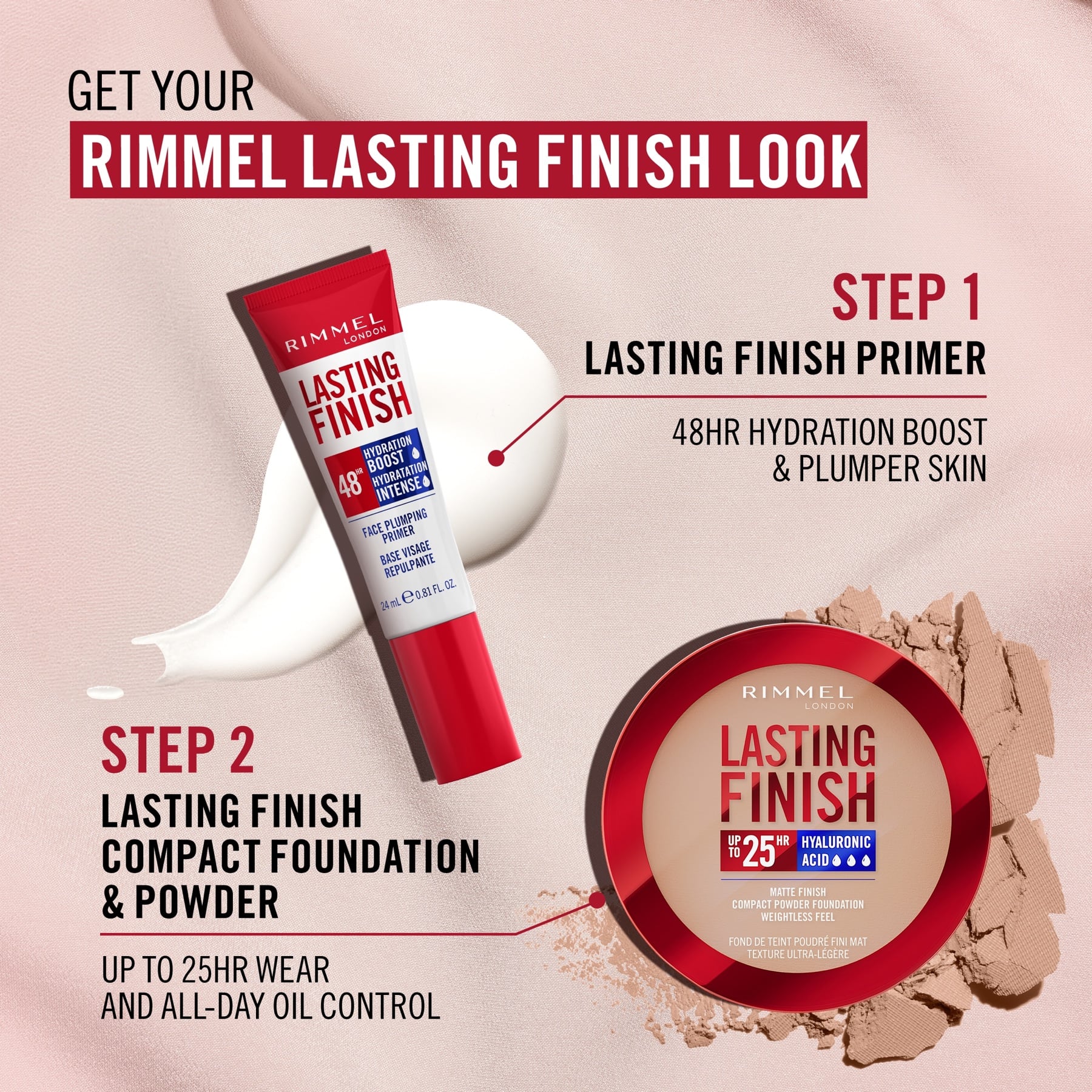 Rimmel Lasting Finish Compact Foundation 7g - Image 47