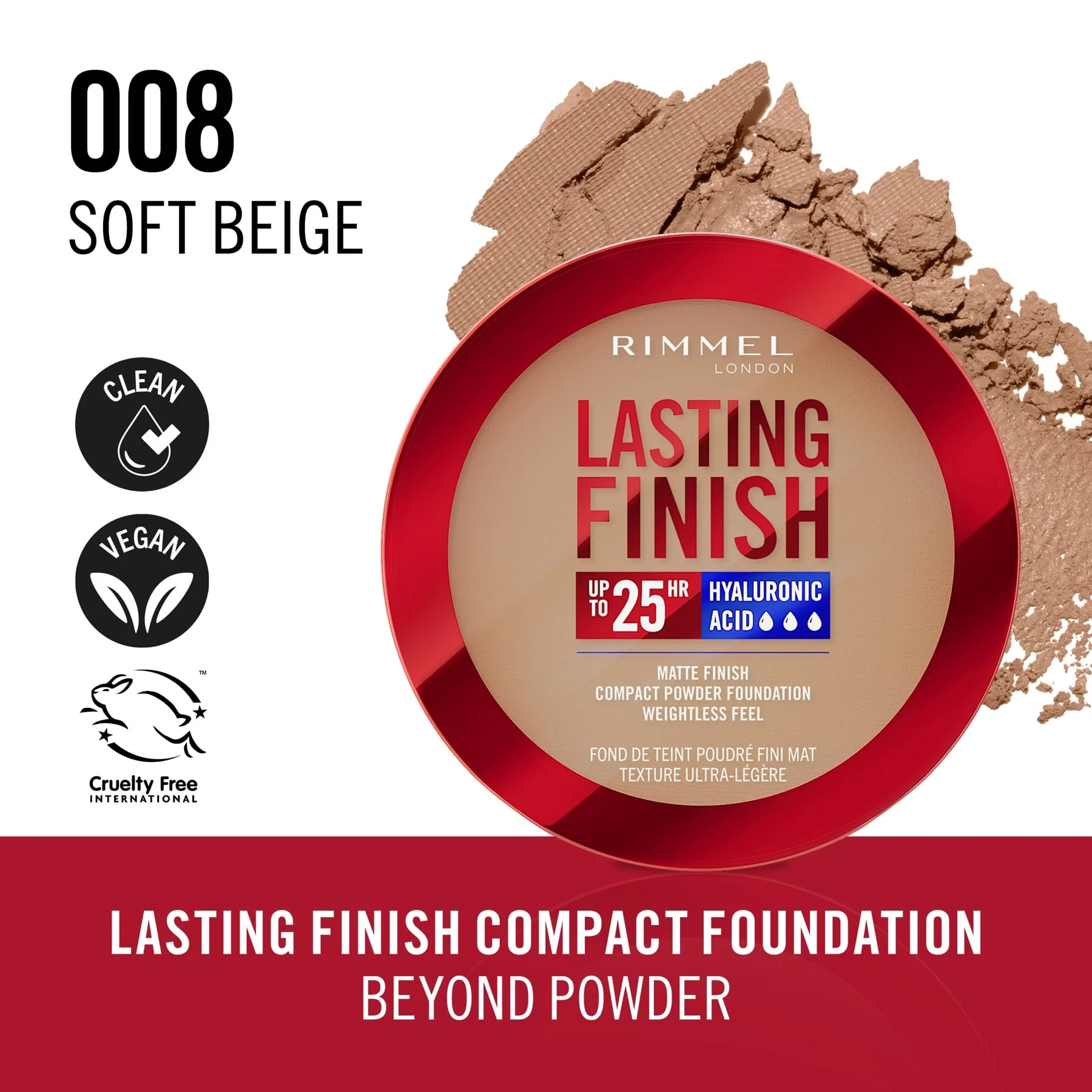 Rimmel Lasting Finish Compact Foundation 7g - Image 50