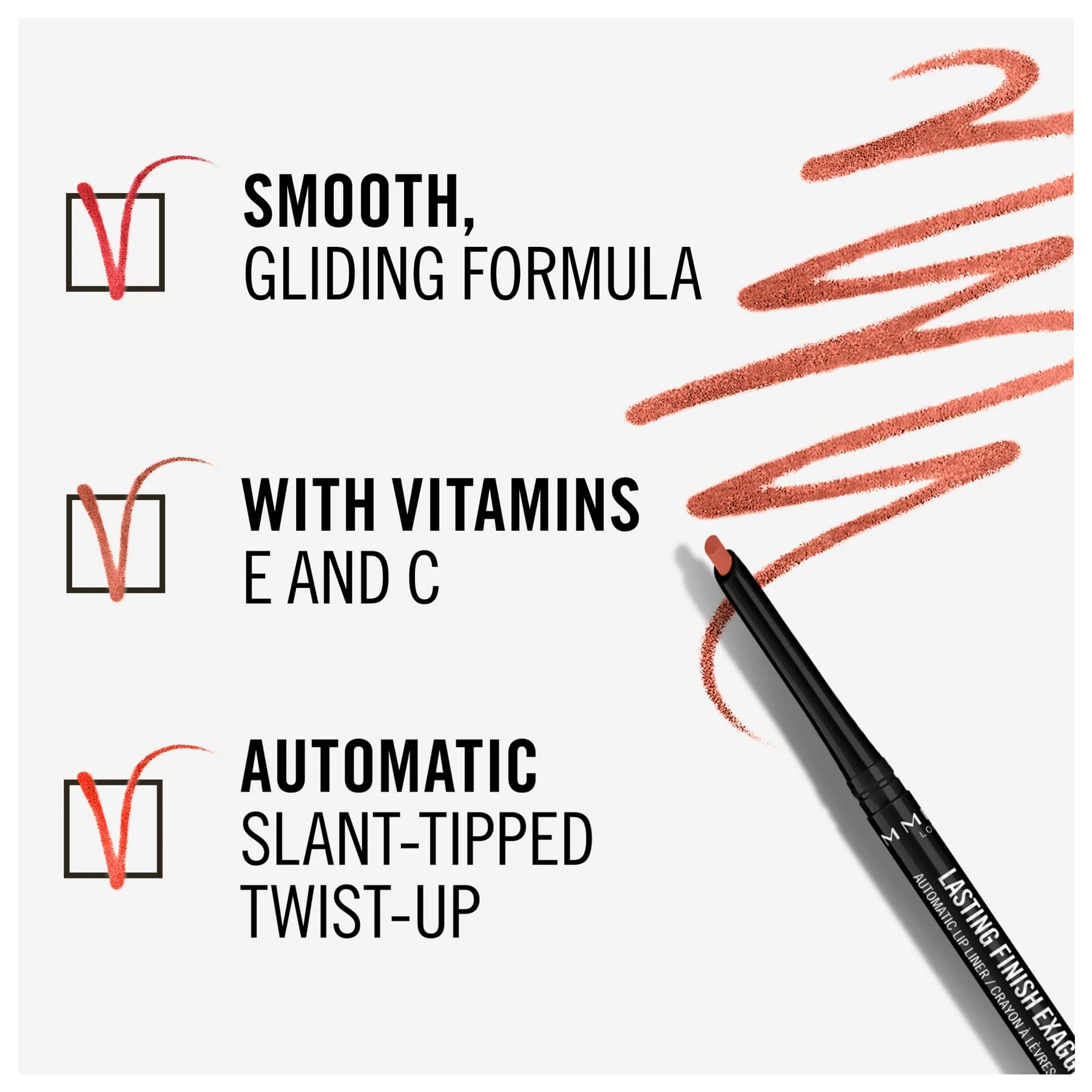 Rimmel Lasting Finish Exaggerate Automatic Lip Liner 0.25g - Image 3