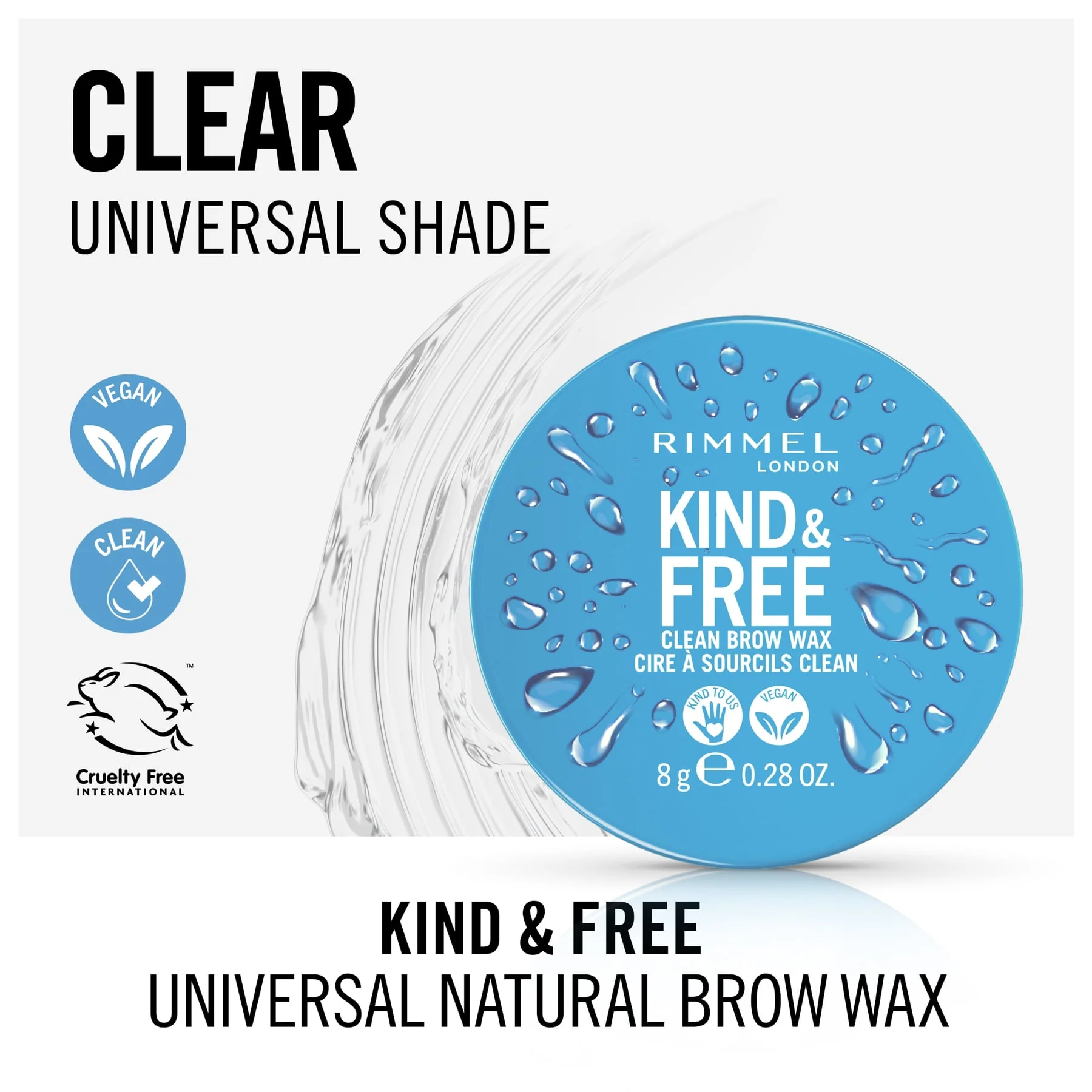 Rimmel London Kind & Free Eyebrow Gel 8g - Image 6