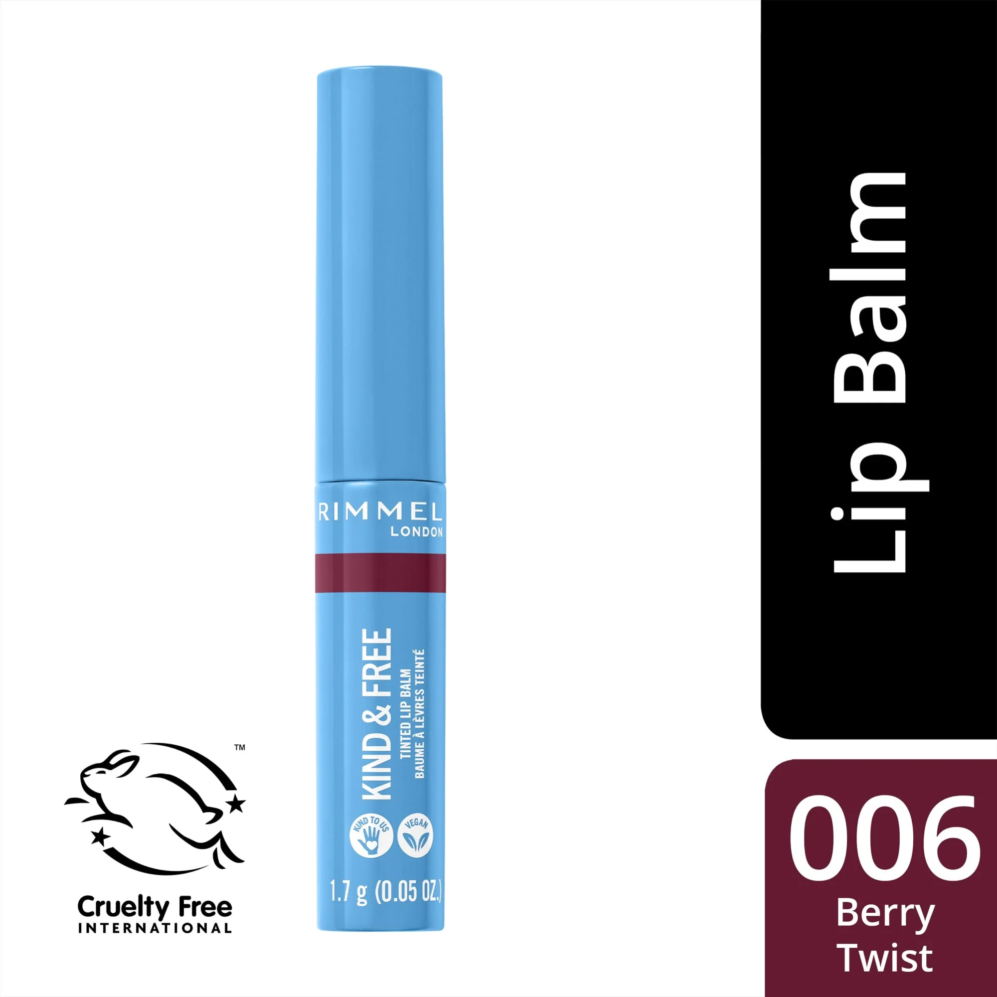 Rimmel London Kind & Free Tinted Lip Balm 1.7g - Image 35