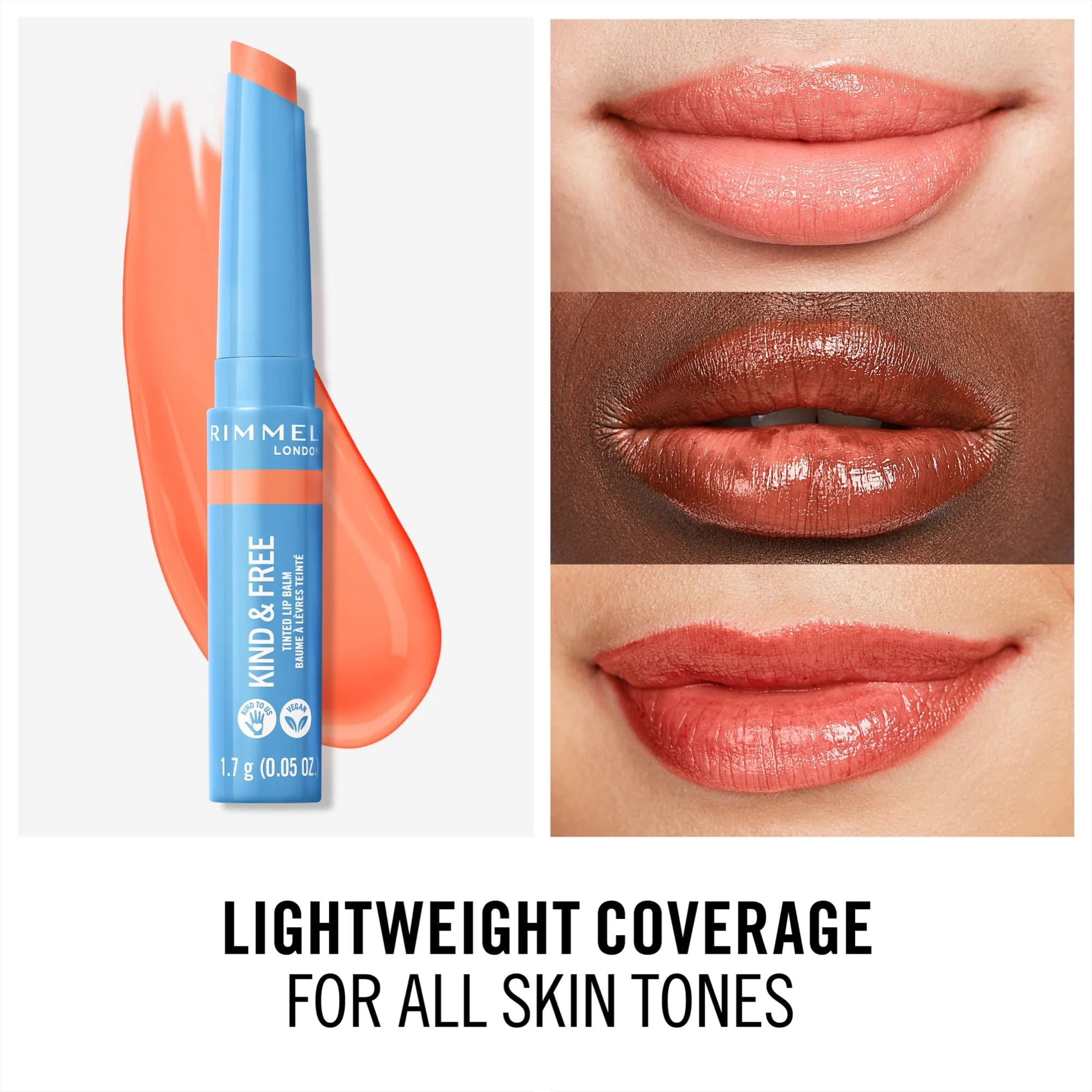 Rimmel London Kind & Free Tinted Lip Balm 1.7g - Image 5