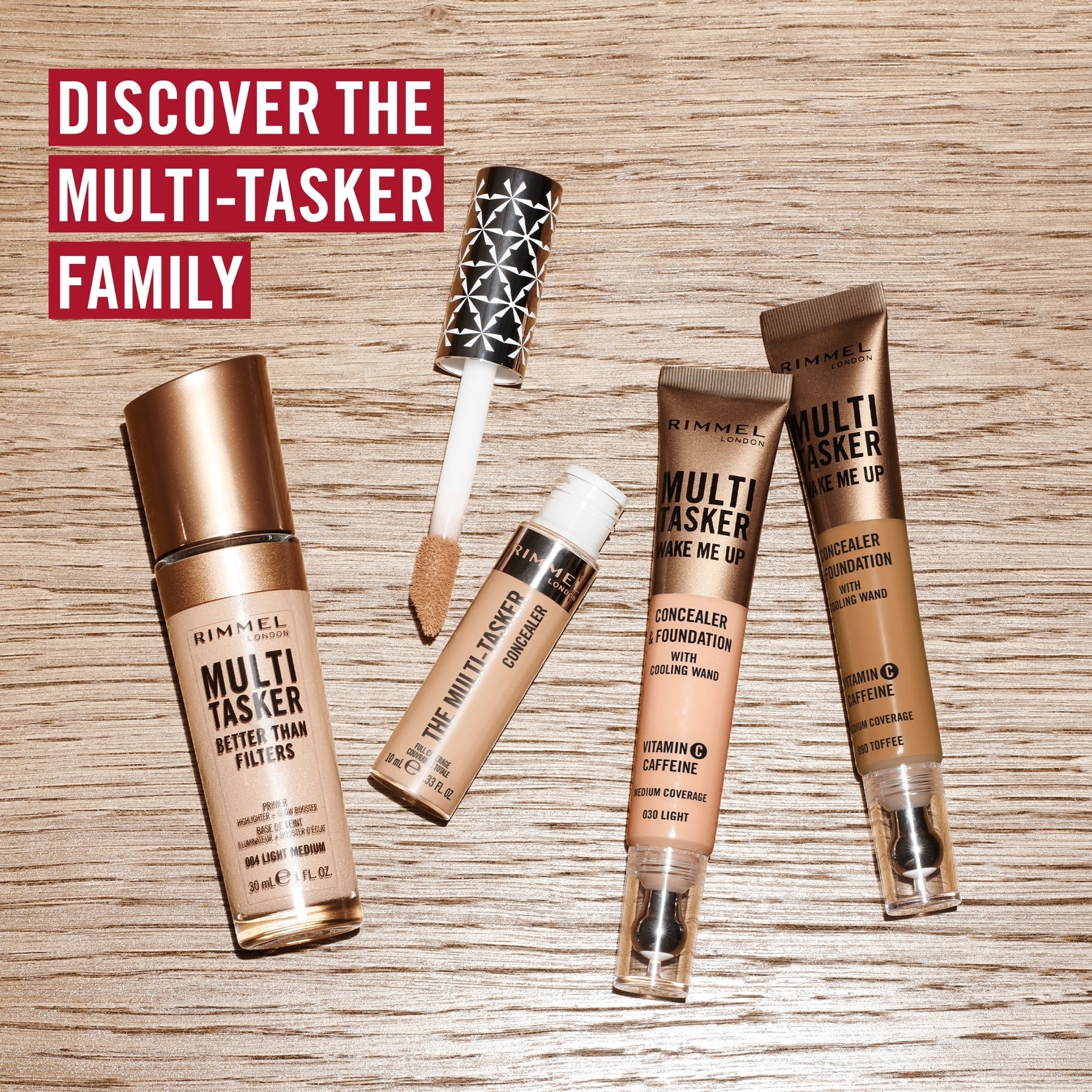 Rimmel Multi-tasker Wake Me Up Foundation & Concealer - Image 24