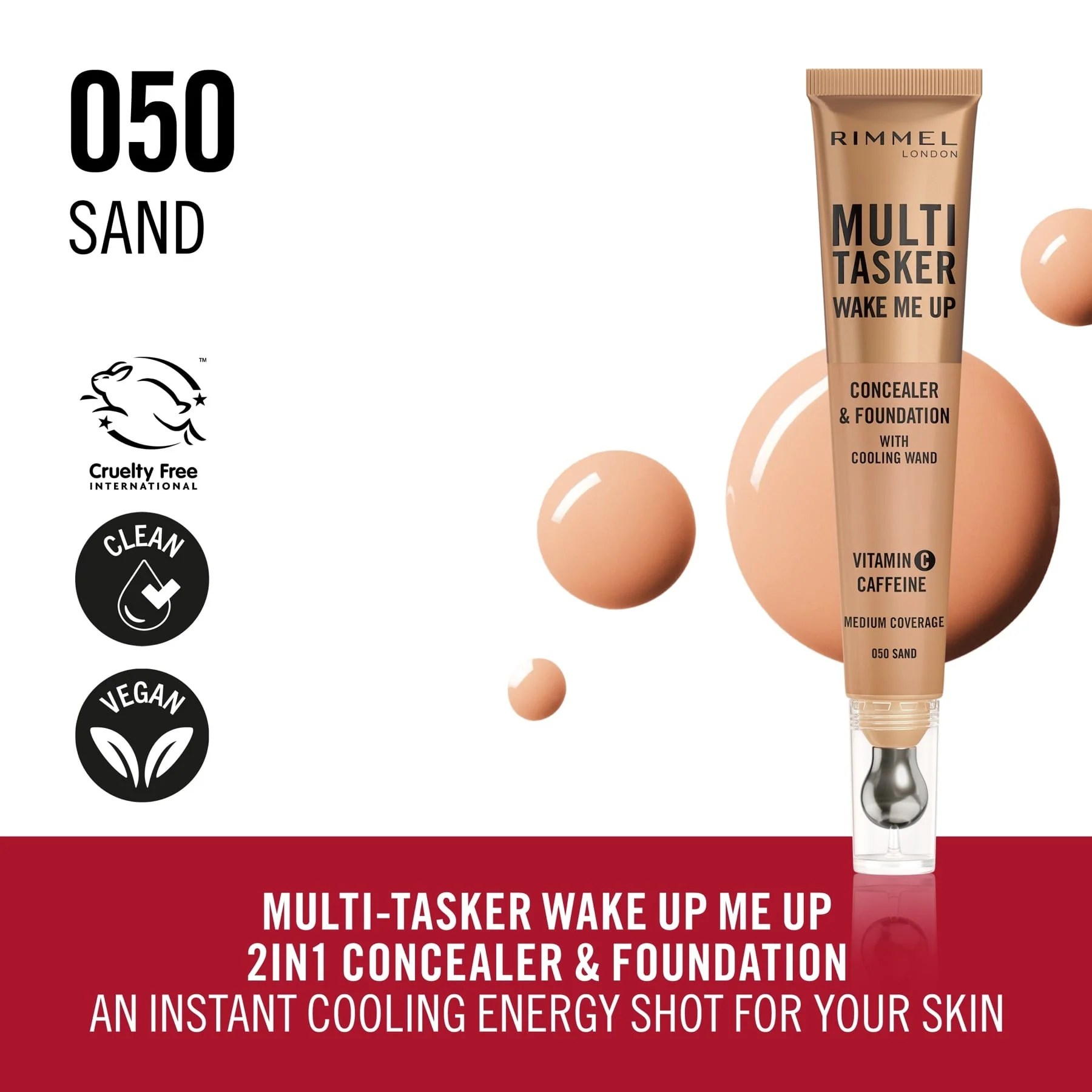 Rimmel Multi-tasker Wake Me Up Foundation & Concealer - Image 26