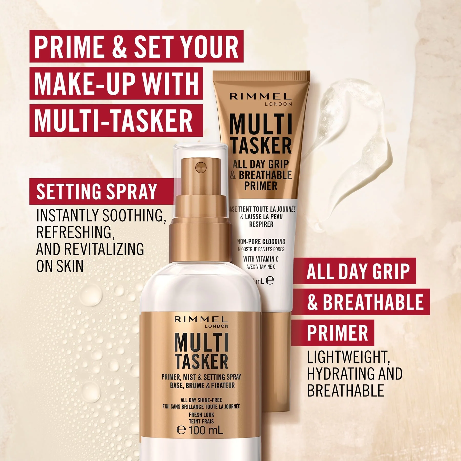 Rimmel Multi-tasker Wake Me Up Foundation & Concealer - Image 47