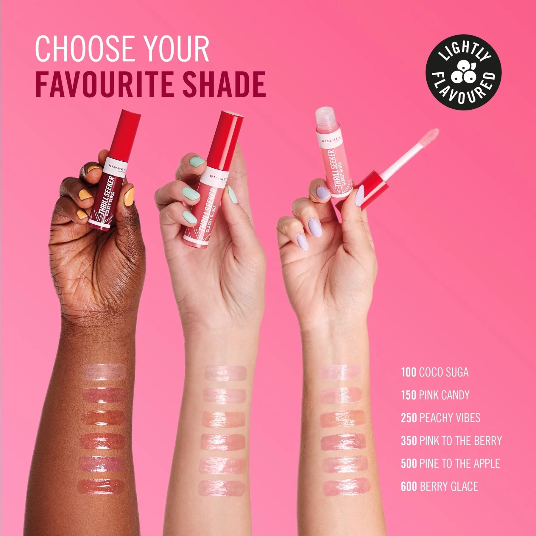Rimmel Thrill Seeker Glassy Gloss Lip Gloss 10ml - Image 47