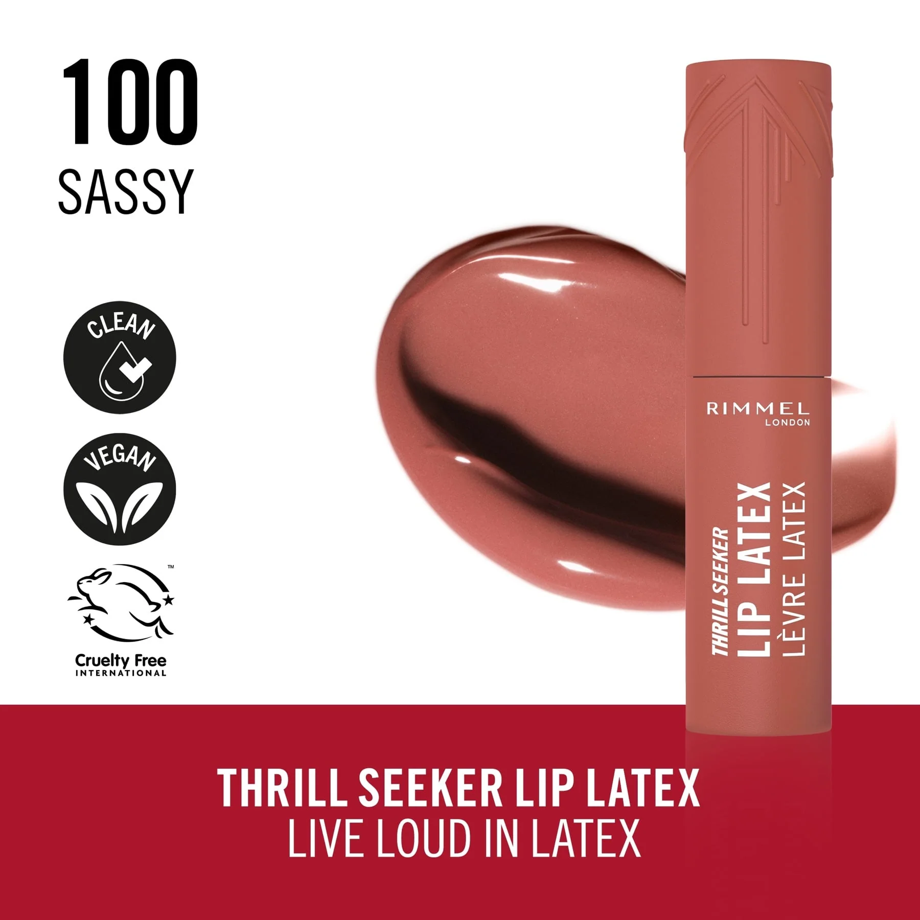 Rimmel Thrill Seeker Lip Latex 6ml - Image 3