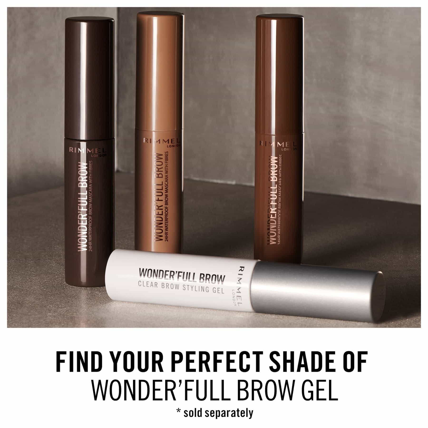 Rimmel Wonder'full Brow Gel 004 Clear 4.5ml - Image 8
