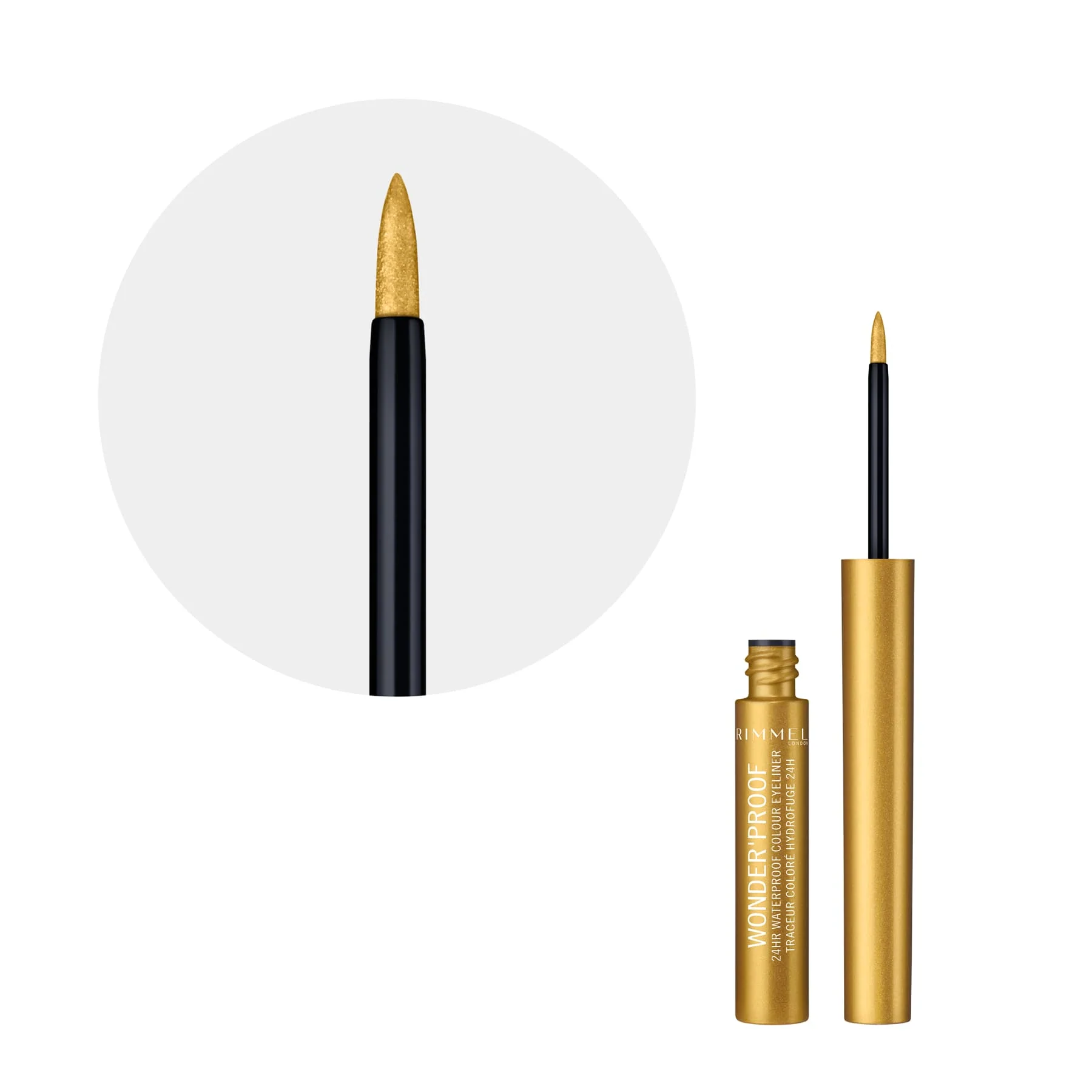 Rimmel Wonder'Proof 24Hr Waterproof Colour Liquid Eyeliner 1.4ml - Image 3