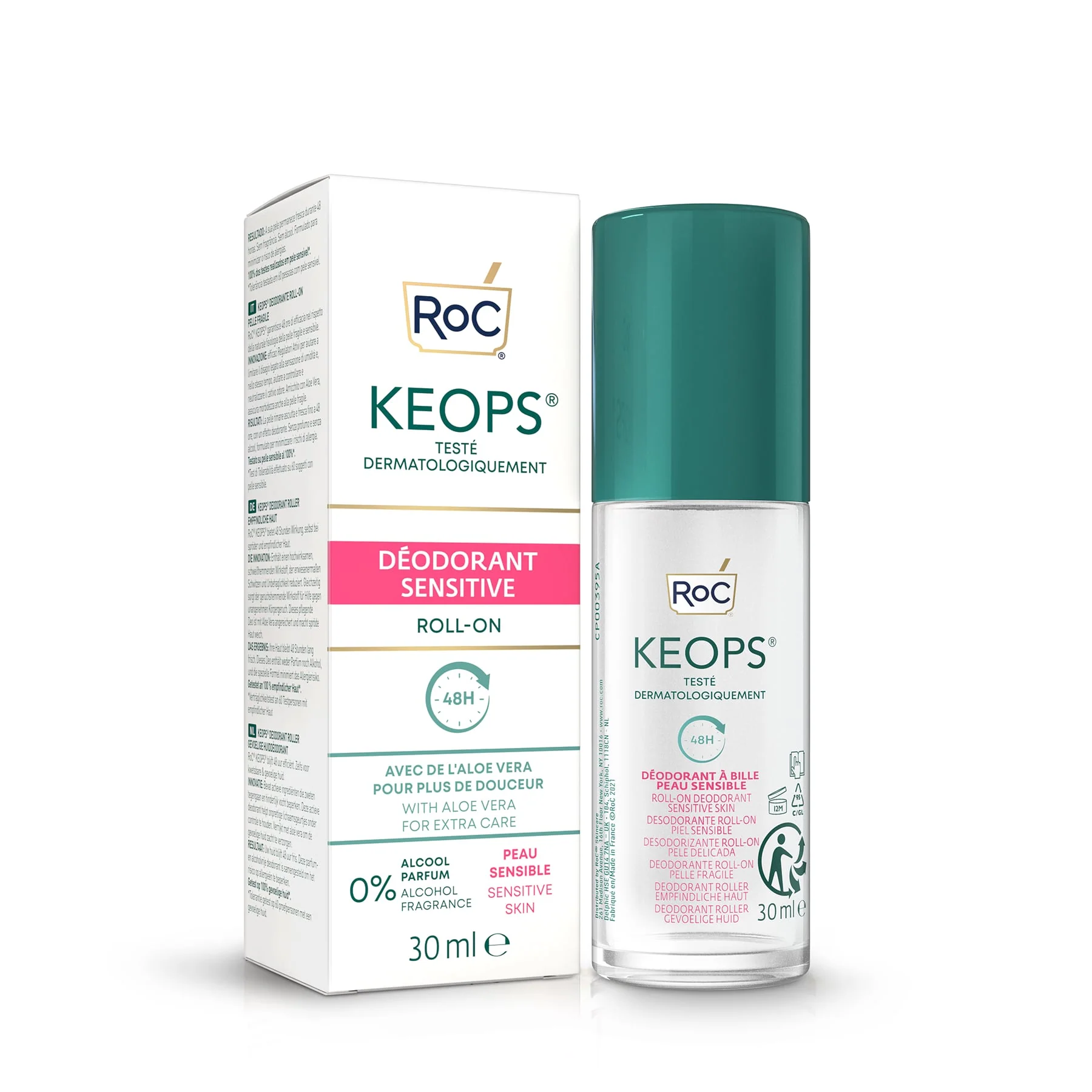RoC KEOPs Roll On Deodorant for Sensitive Skin 30ml - Image 3