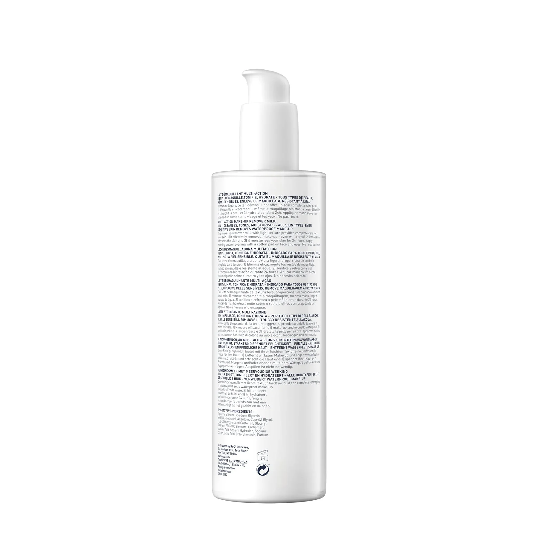 RoC Multi Action Make Up Remover Milk 400ml - Image 2