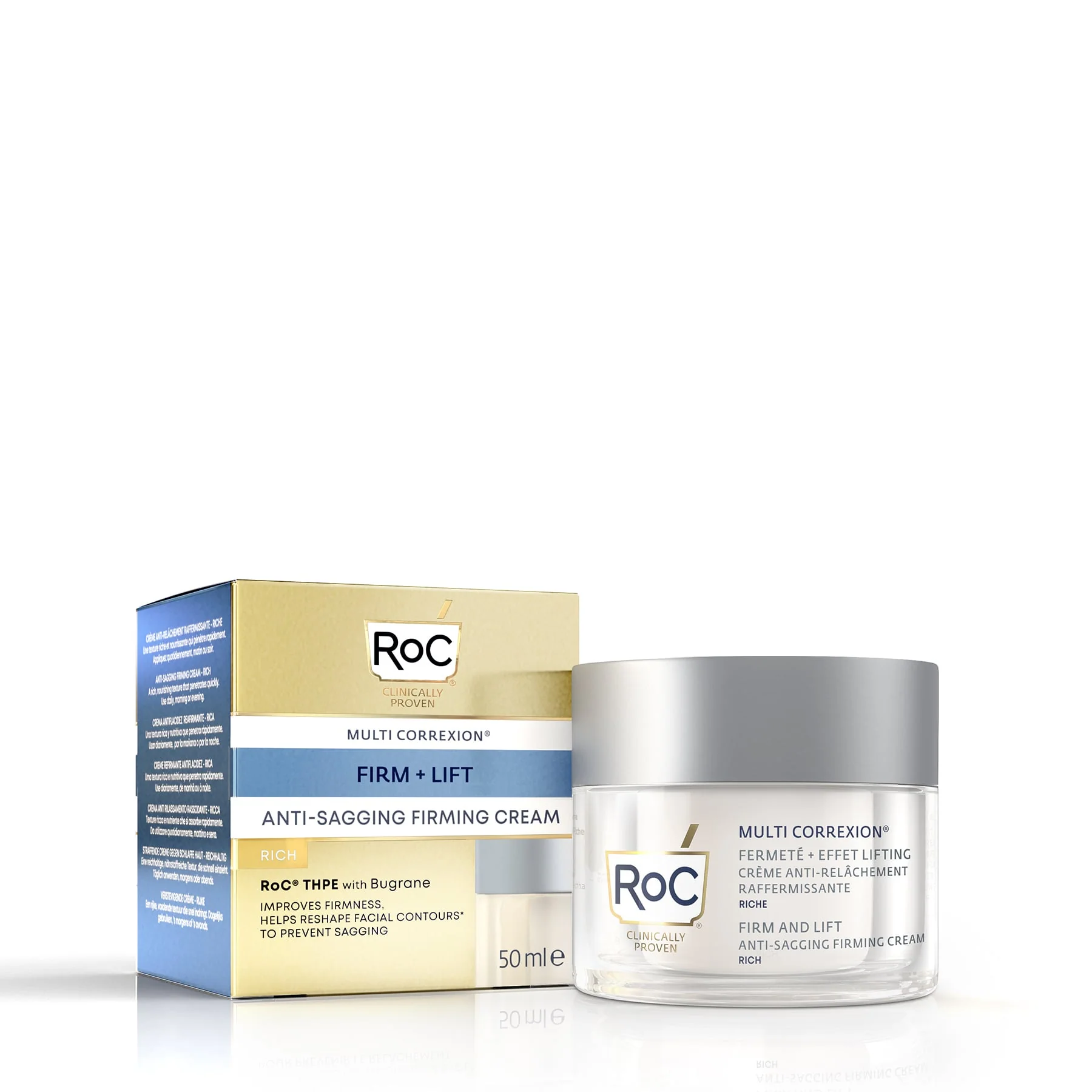 RoC Multi Correxion Firm + Lift Anti-Sagging Firming Cream Rich 50ml - Image 2