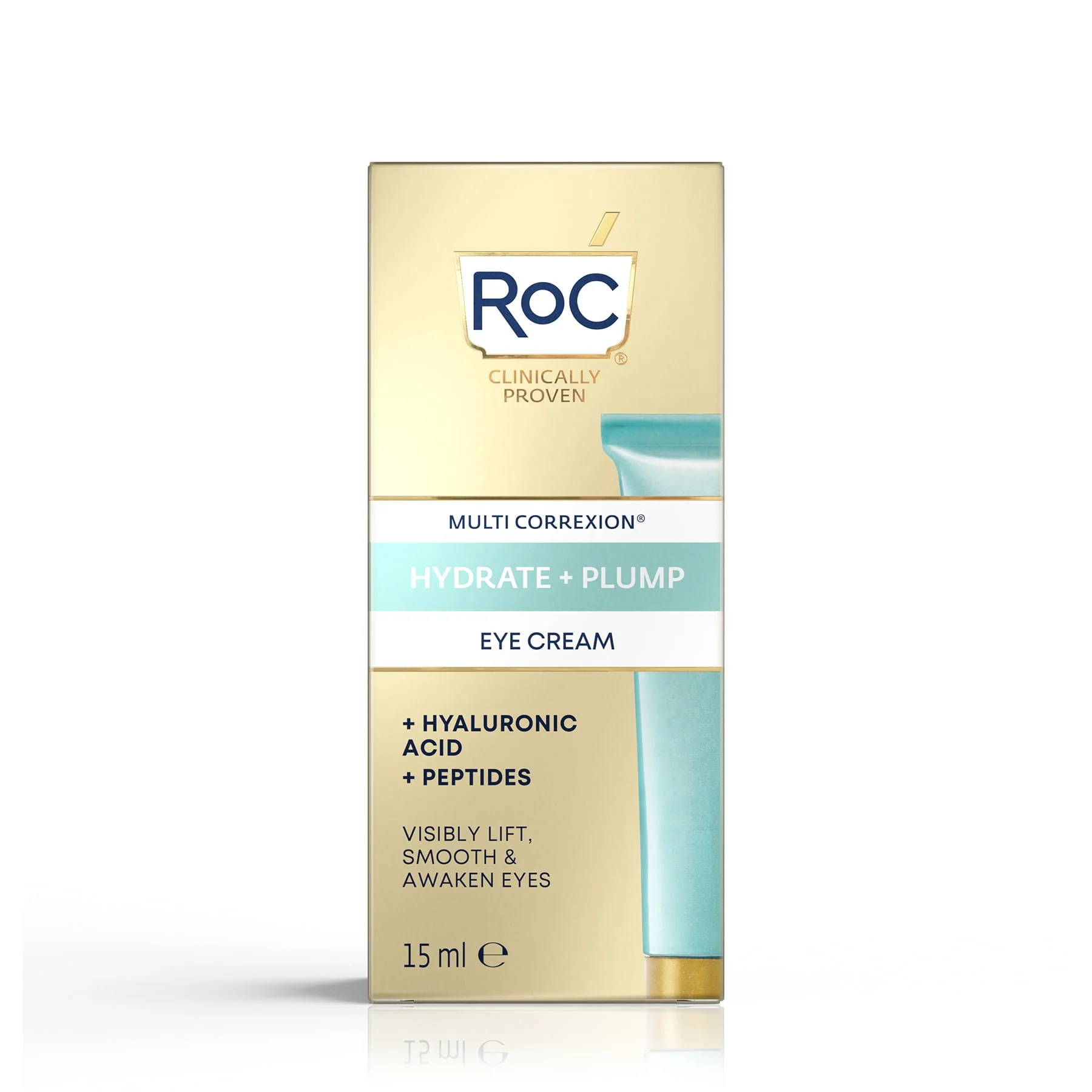 RoC Multi Correxion Hydrate + Plump Eye Gel Cream 15ml - Image 3