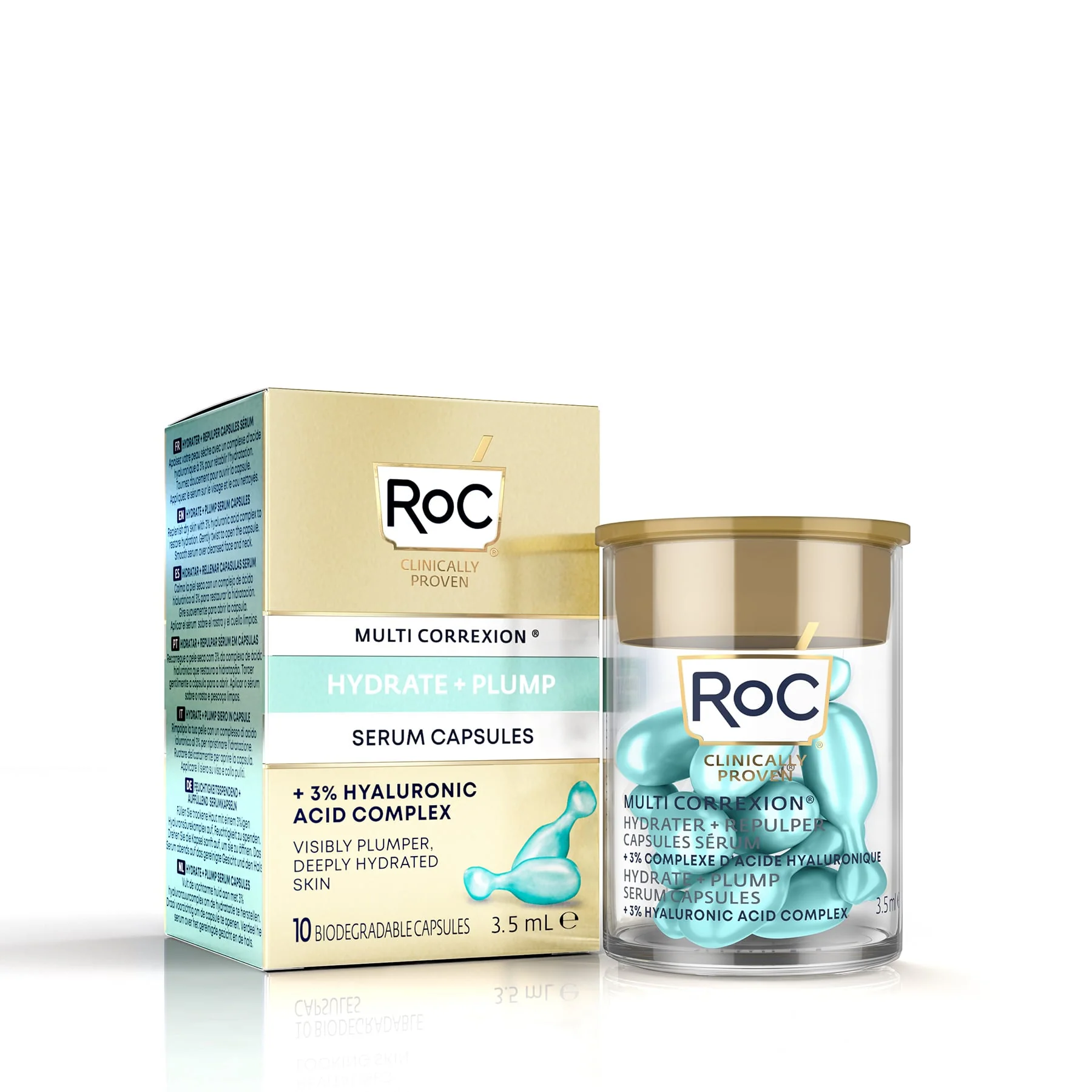 RoC Multi Correxion Hydrate + Plump Serum 10 Capsules - Image 3