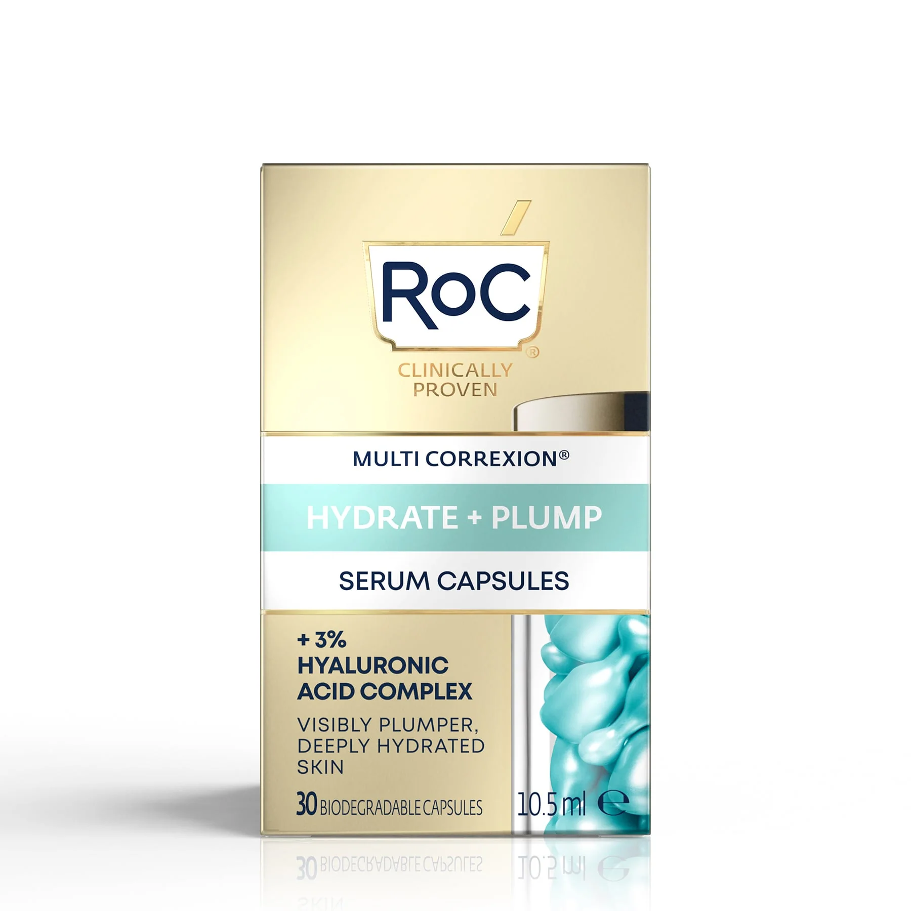 RoC Multi Correxion Hydrate + Plump Serum 30 Capsules - Image 2