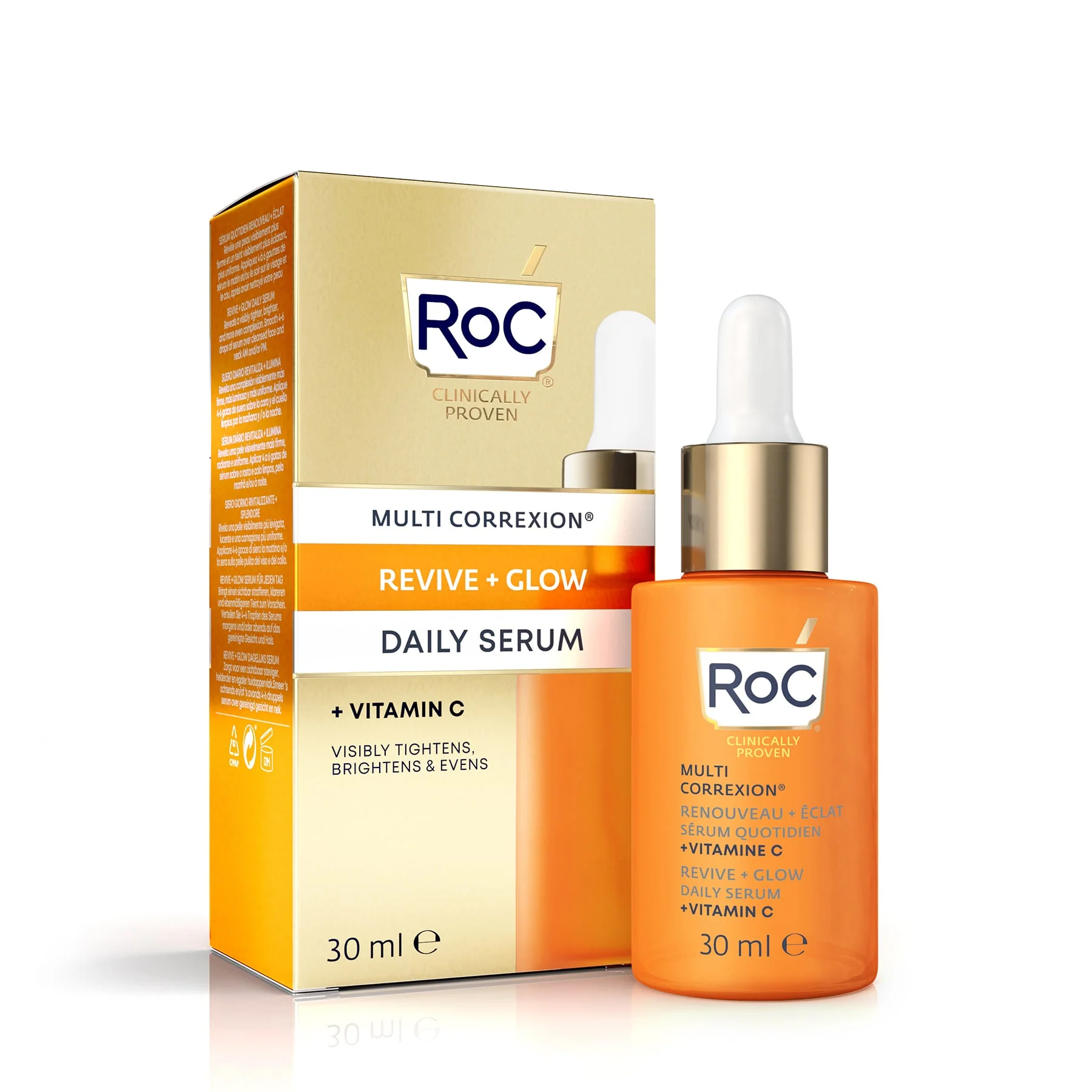 RoC Multi Correxion Revive & Glow Daily Serum Dropper 30ml - Image 3