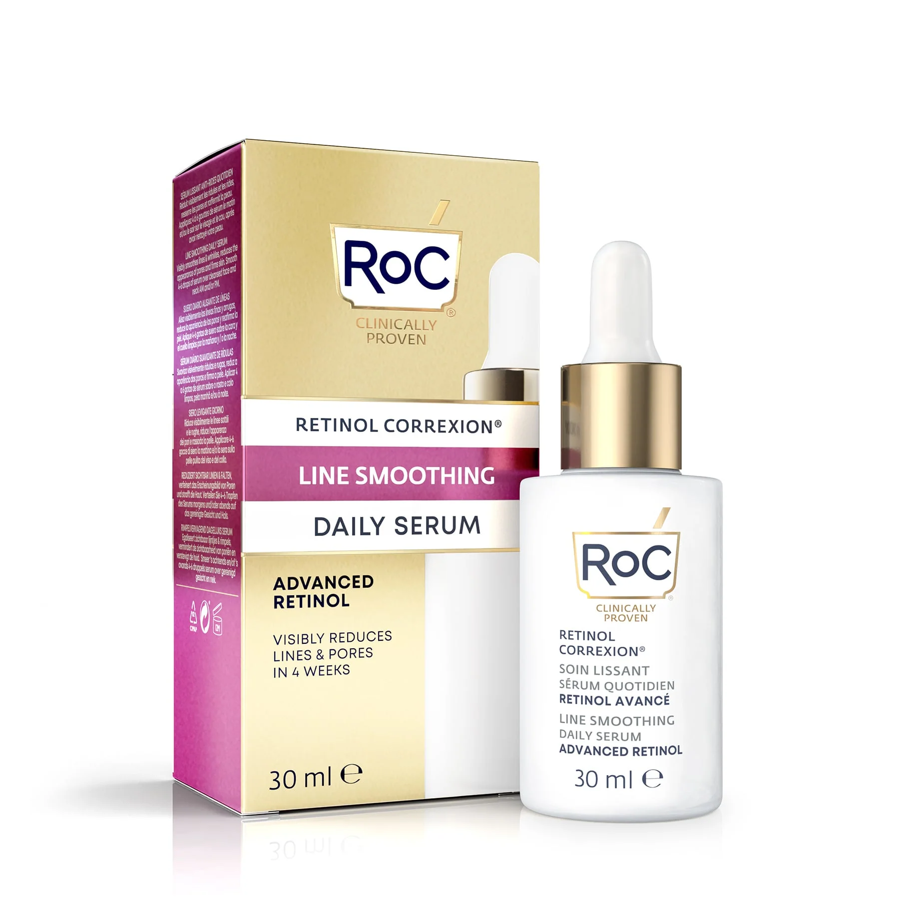 RoC Retinol Correxion Line Smoothing Daily Serum 30ml - Image 3