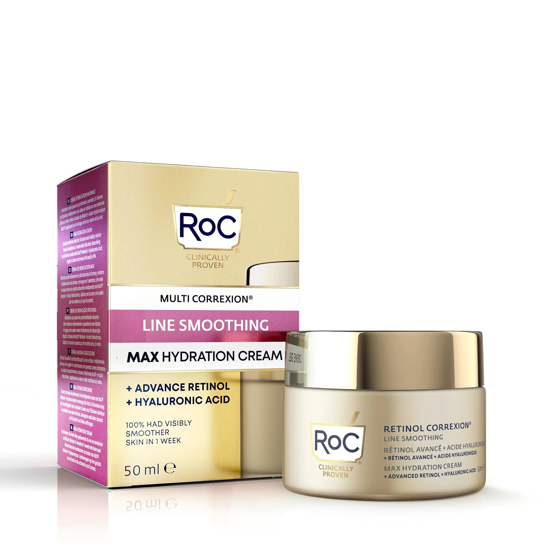 RoC Retinol Correxion Line Smoothing Max Hydration Cream 50ml - Image 3