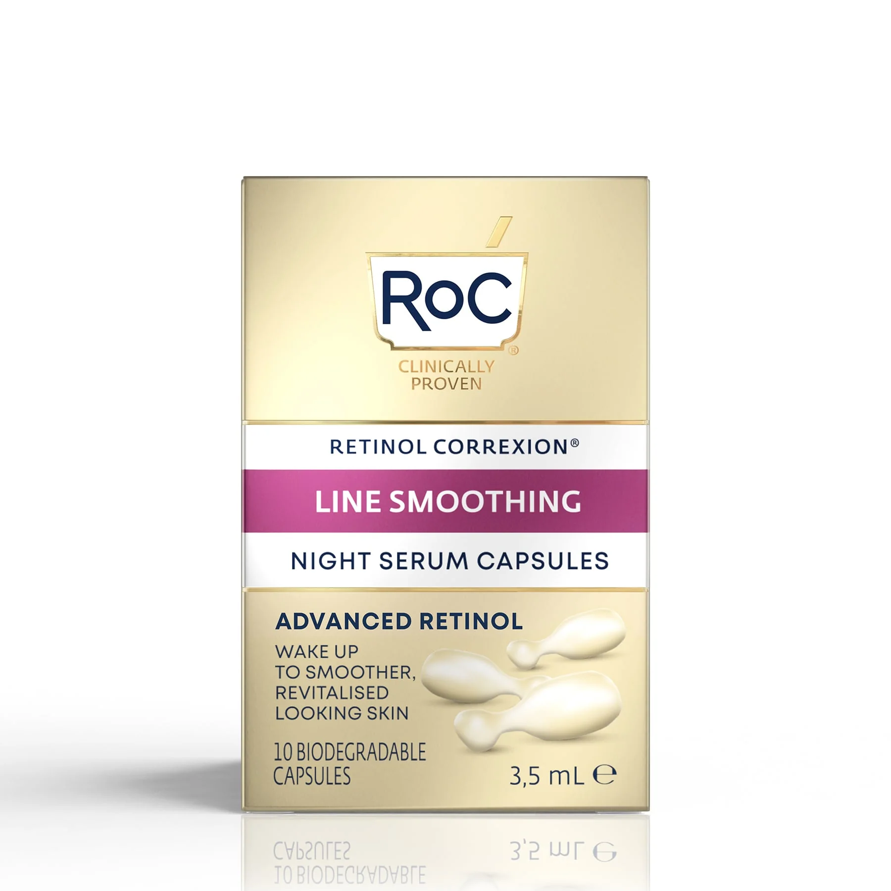 RoC Retinol Correxion Line Smoothing Night Serum 10 Capsules - Image 2