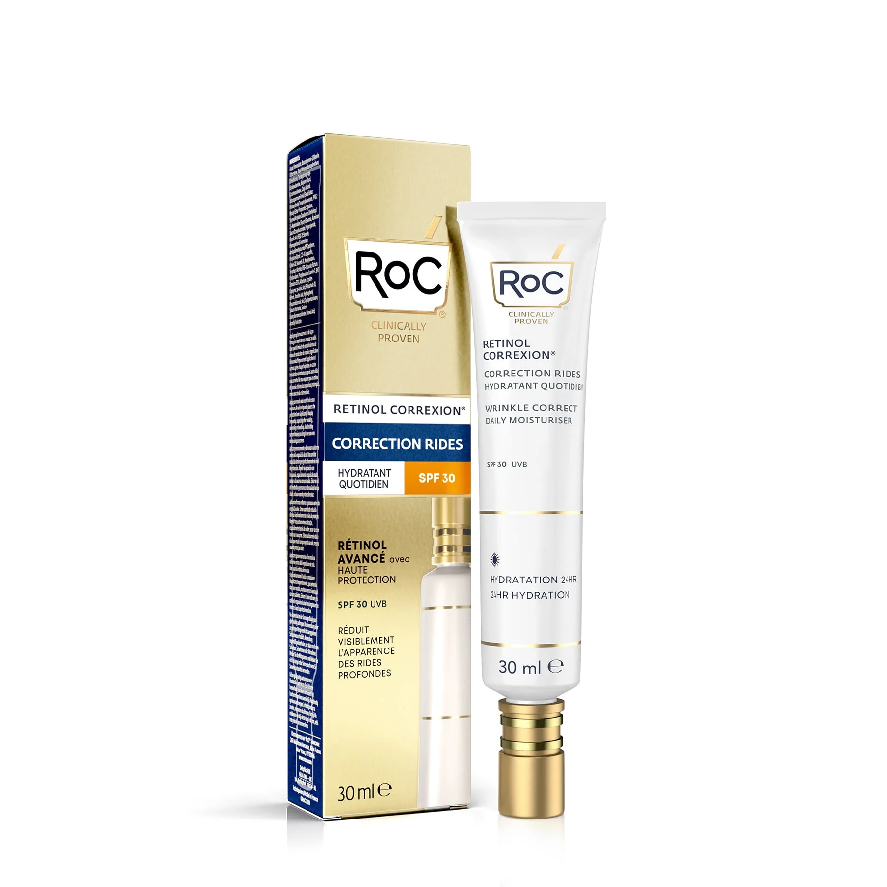 RoC Retinol Correxion Wrinkle Correct Daily Moisturiser SPF30 30ml - Image 3
