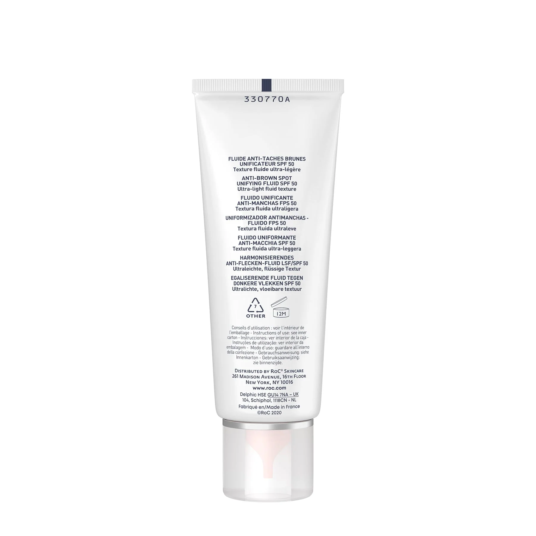 RoC Soleil-Protect Anti–Brown Spots Unifying Fluid SPF 50 50ml - Image 2