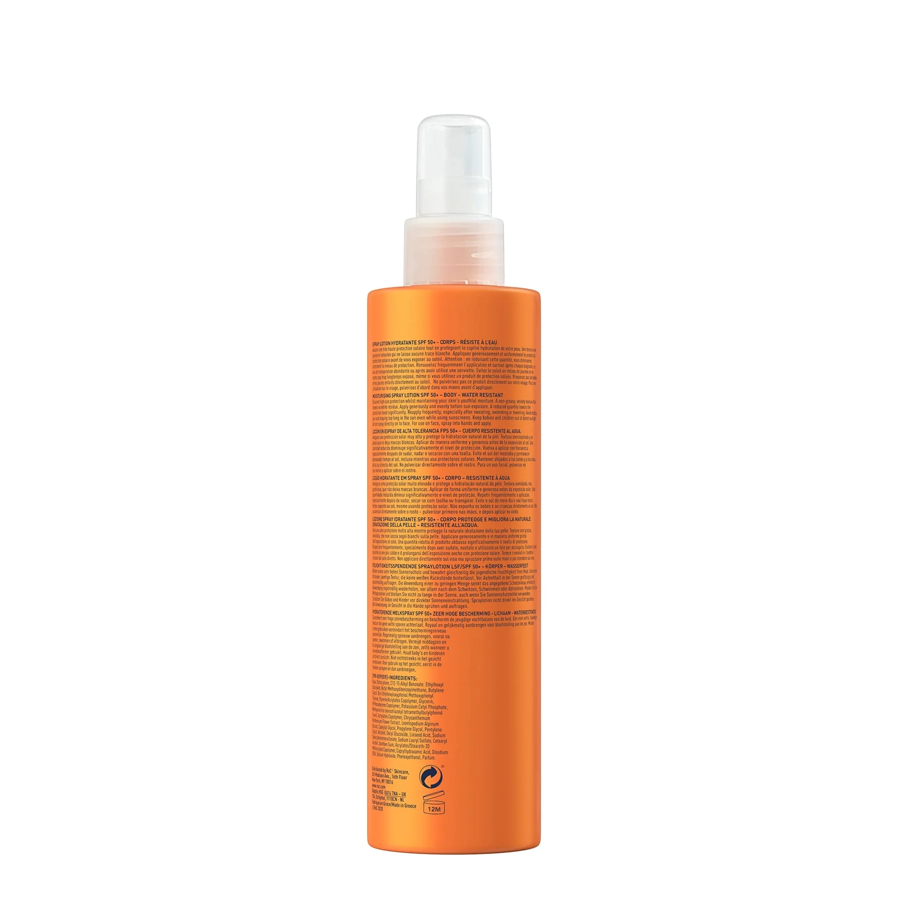 RoC Soleil-Protect Moisturising Spray Lotion SPF50 200ml - Image 2