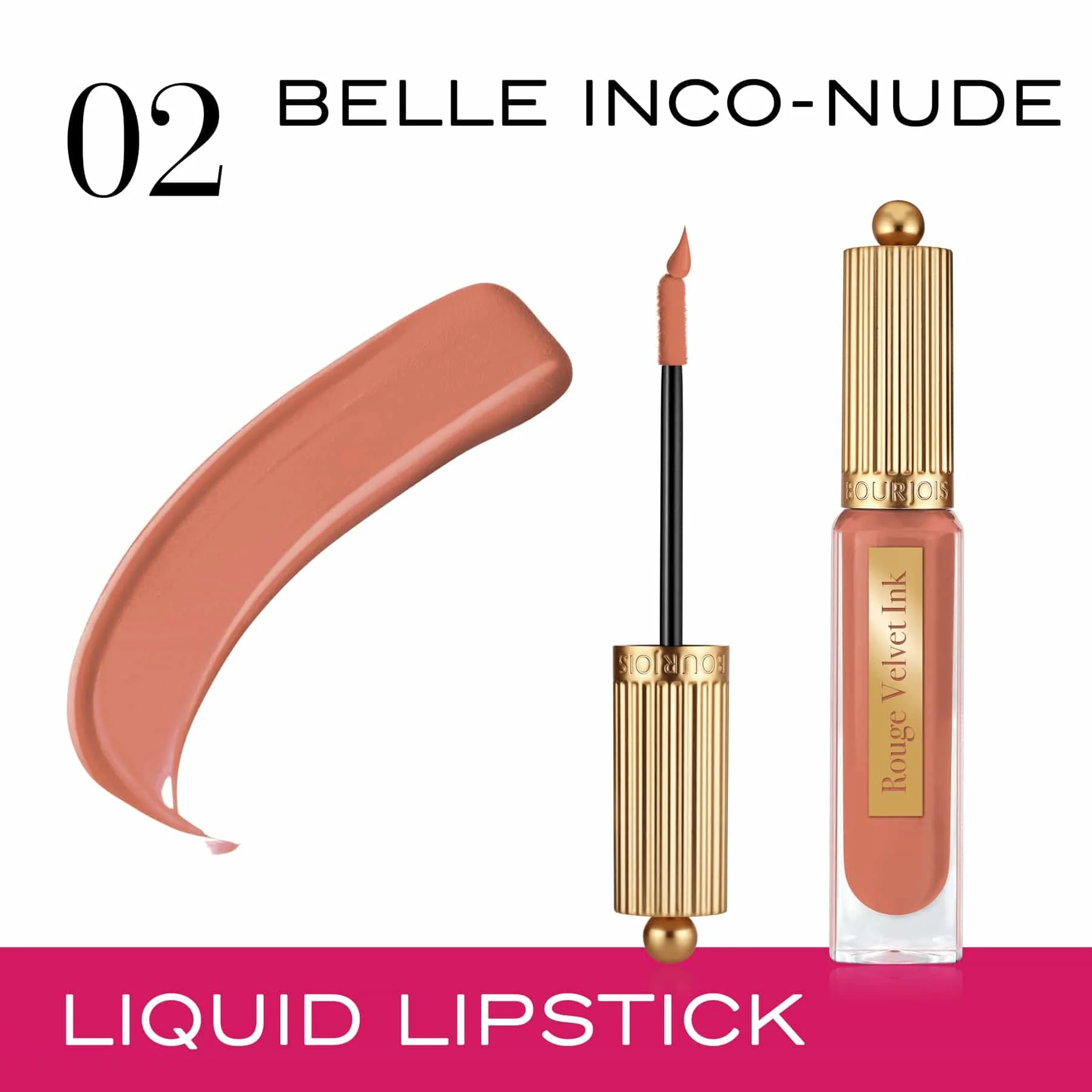Bourjois Rouge Velvet Ink Liquid Matte Lipstick 3.5ml - Image 2