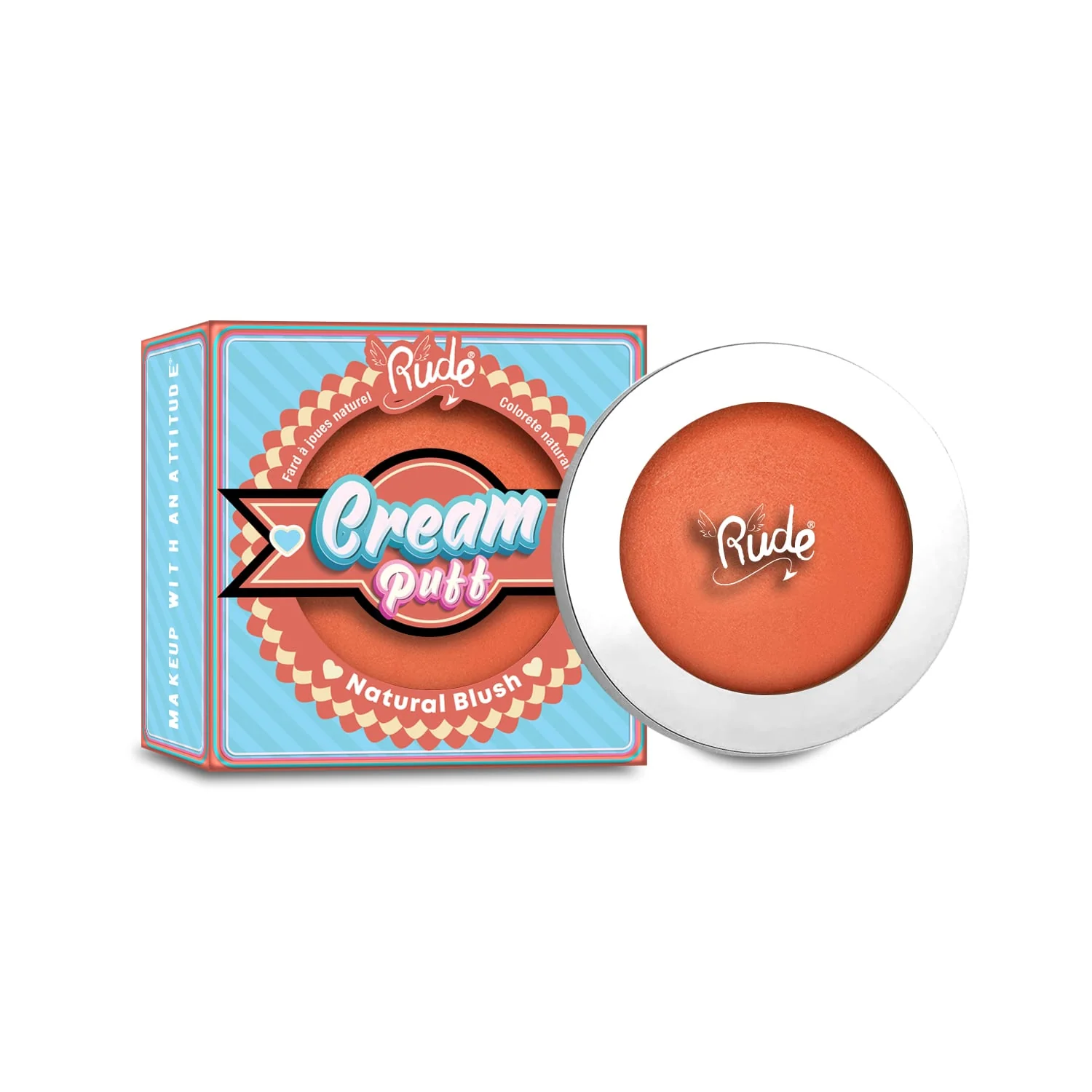 Rude Cream Puff Natural Blush 6g - Image 3