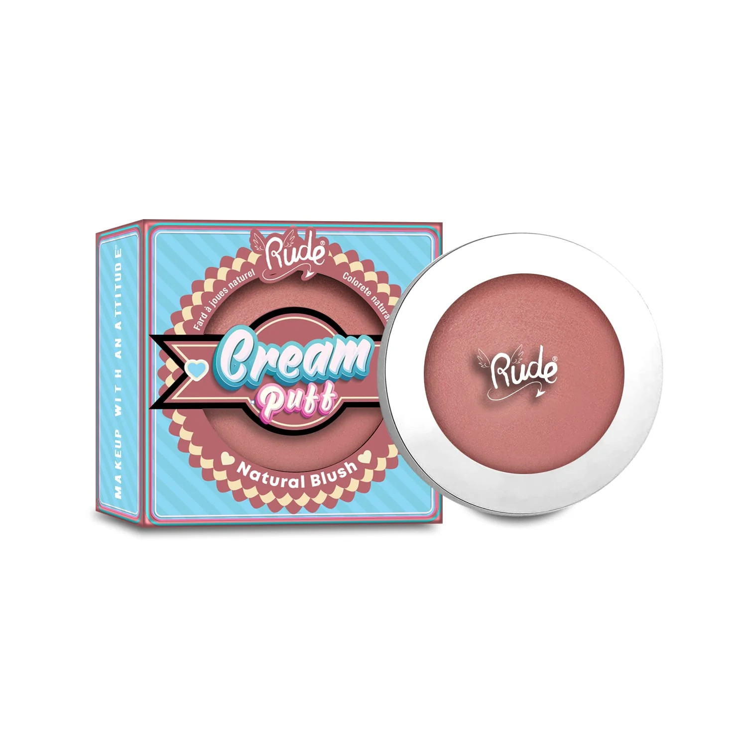 Rude Cream Puff Natural Blush 6g - Image 4