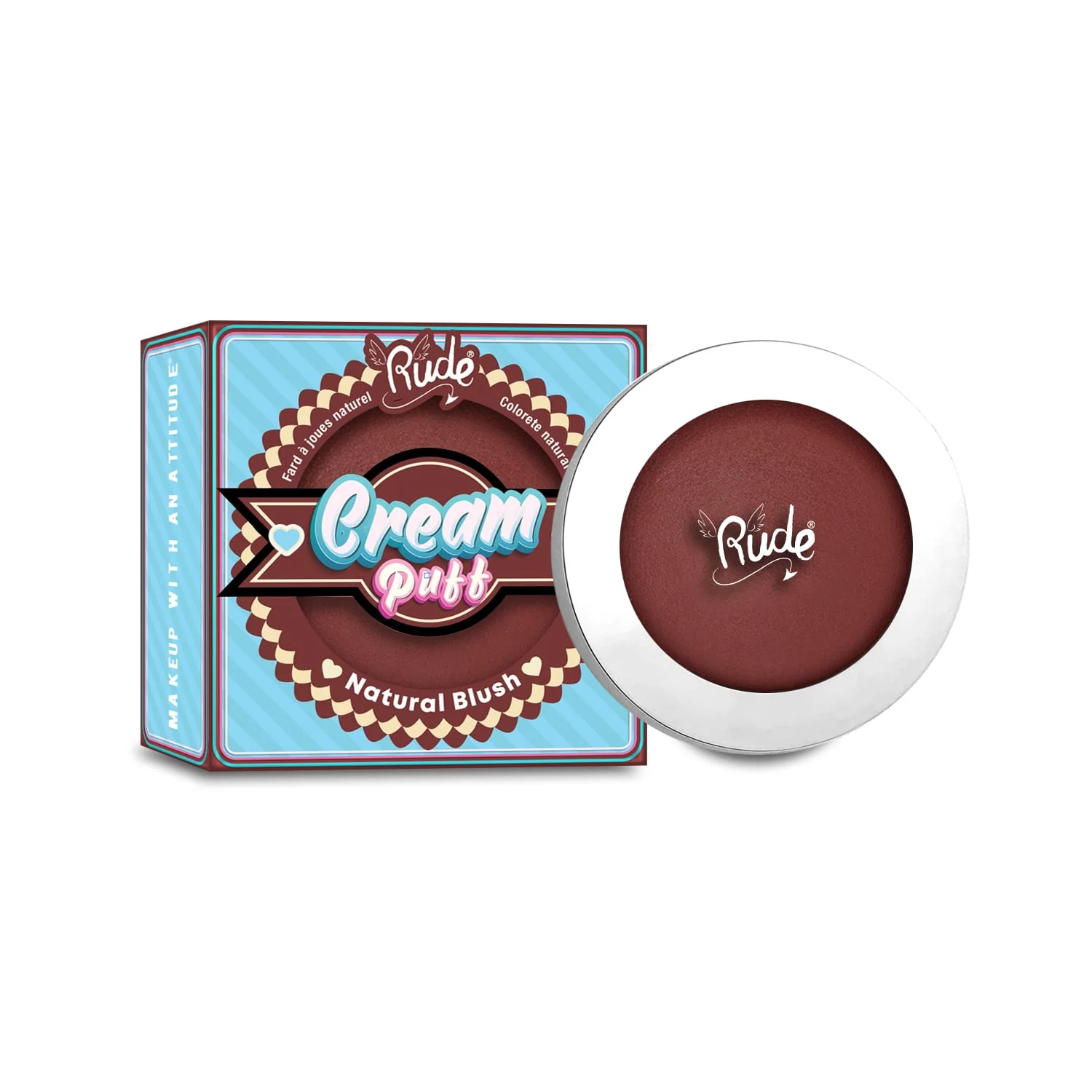 Rude Cream Puff Natural Blush 6g - Image 5