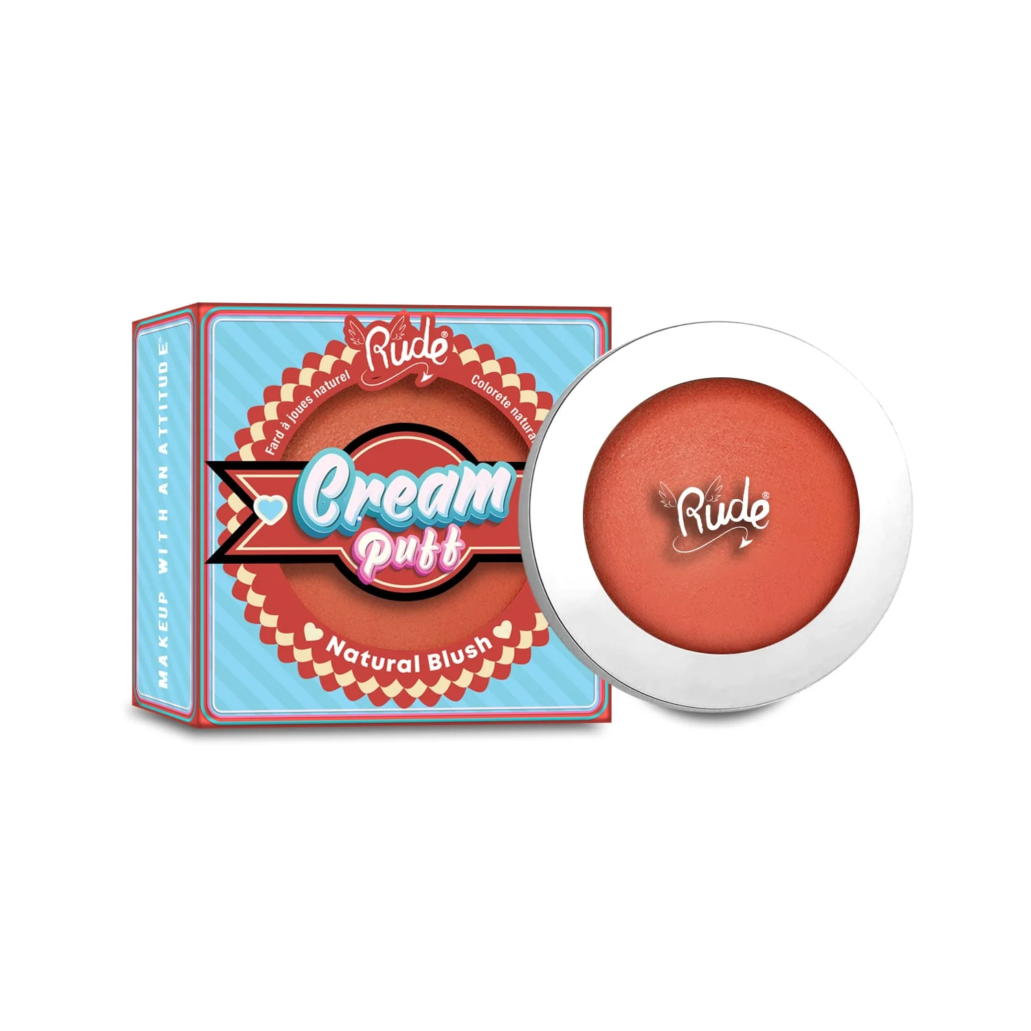 Rude Cream Puff Natural Blush 6g - Image 6